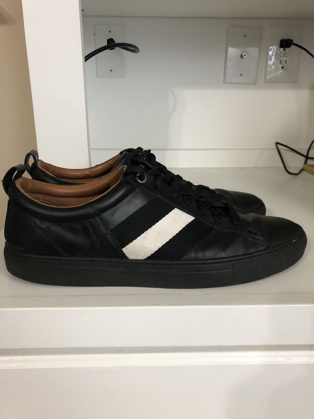 Bally helvio leather sneaker sale