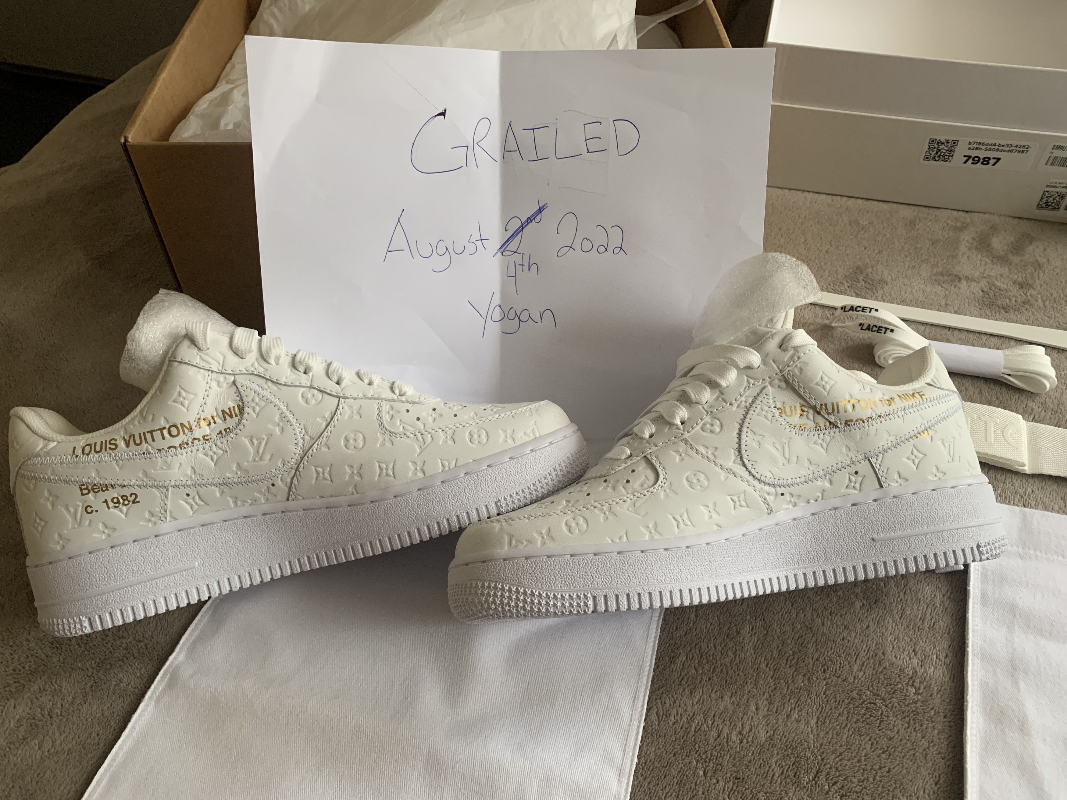 louis vuitton nike air force 1 off white
