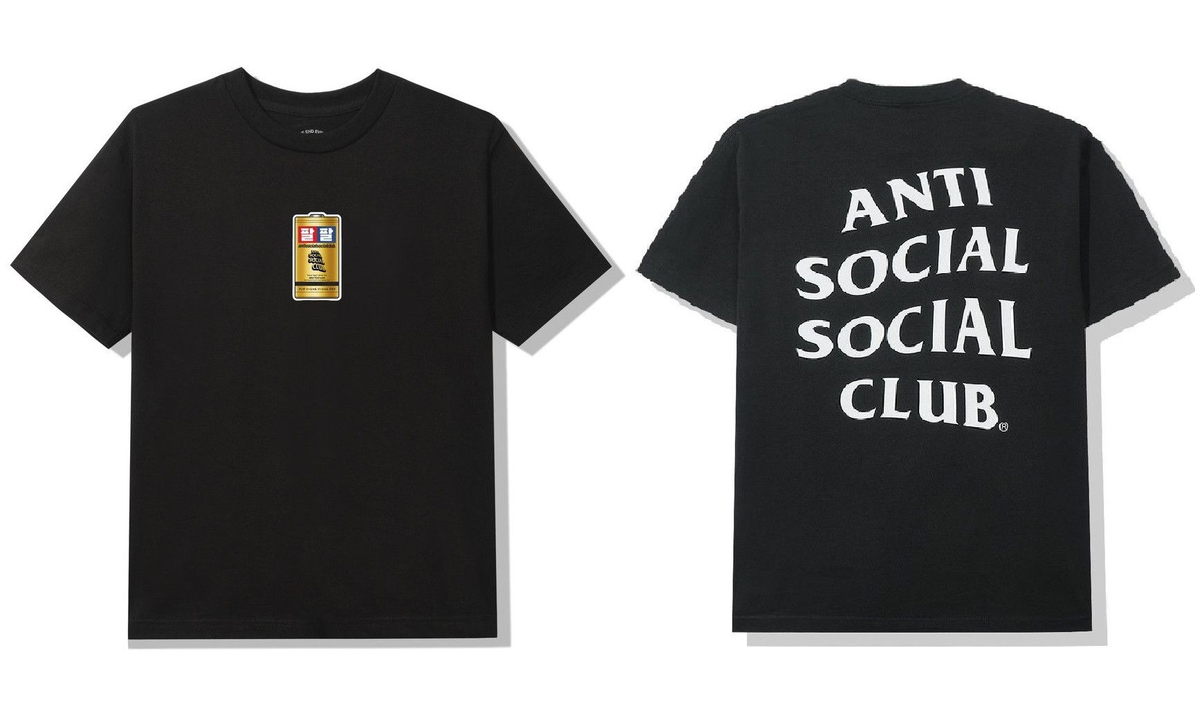 Anti Social Social Club DS ASSC Straight To Voicemail Black Tee BAPE KITH FTP FOG Size US S / EU 44-46 / 1 - 6 Thumbnail