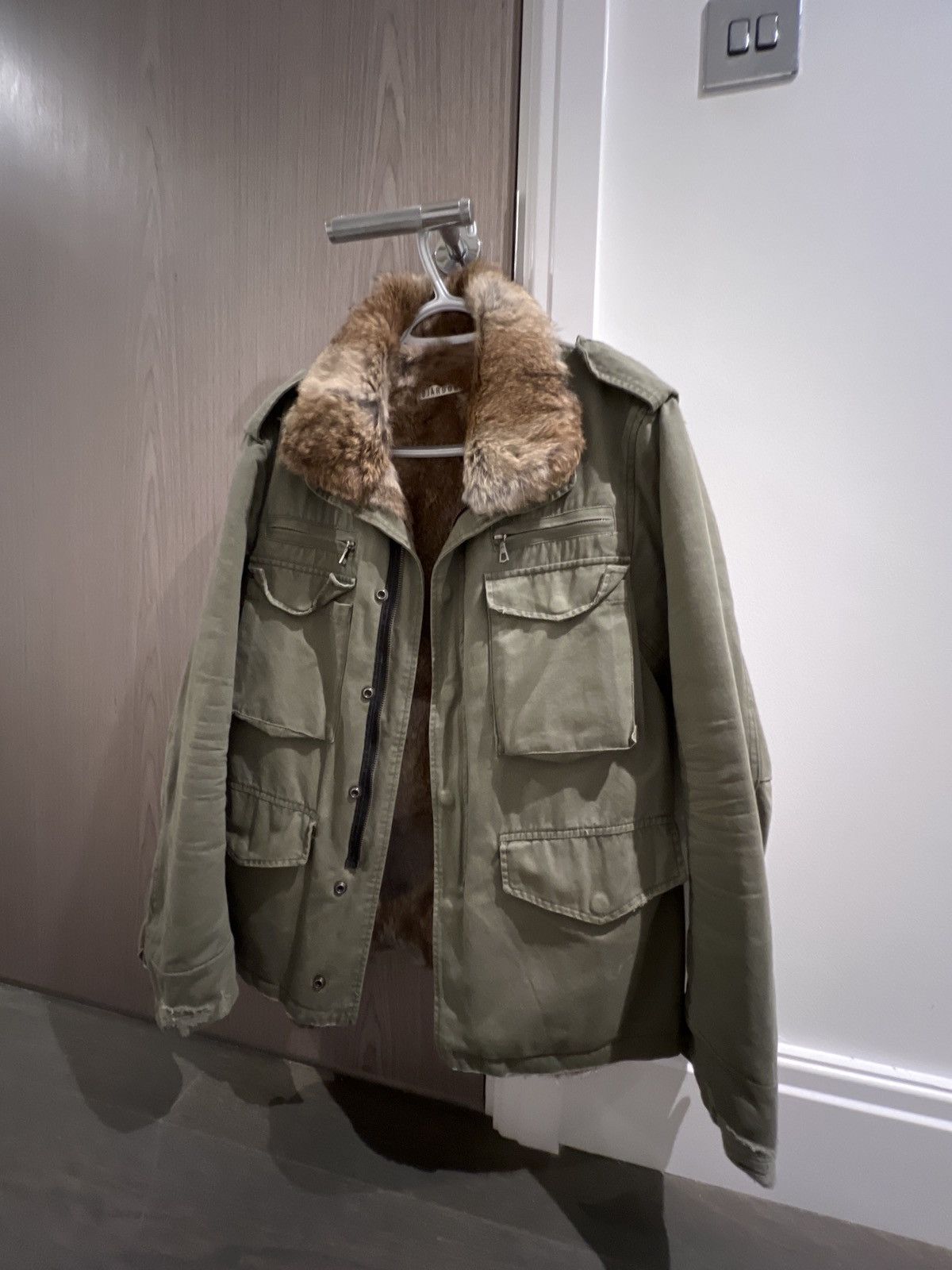 Ojardorf Ojardorf - Rabbit Fur Military Jacket | Grailed