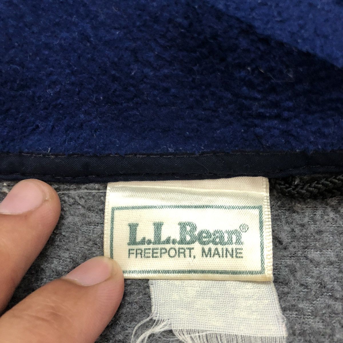 L.L. Bean × Vintage L.L. Bean Fleece Jacket Size US M / EU 48-50 / 2 - 7 Thumbnail