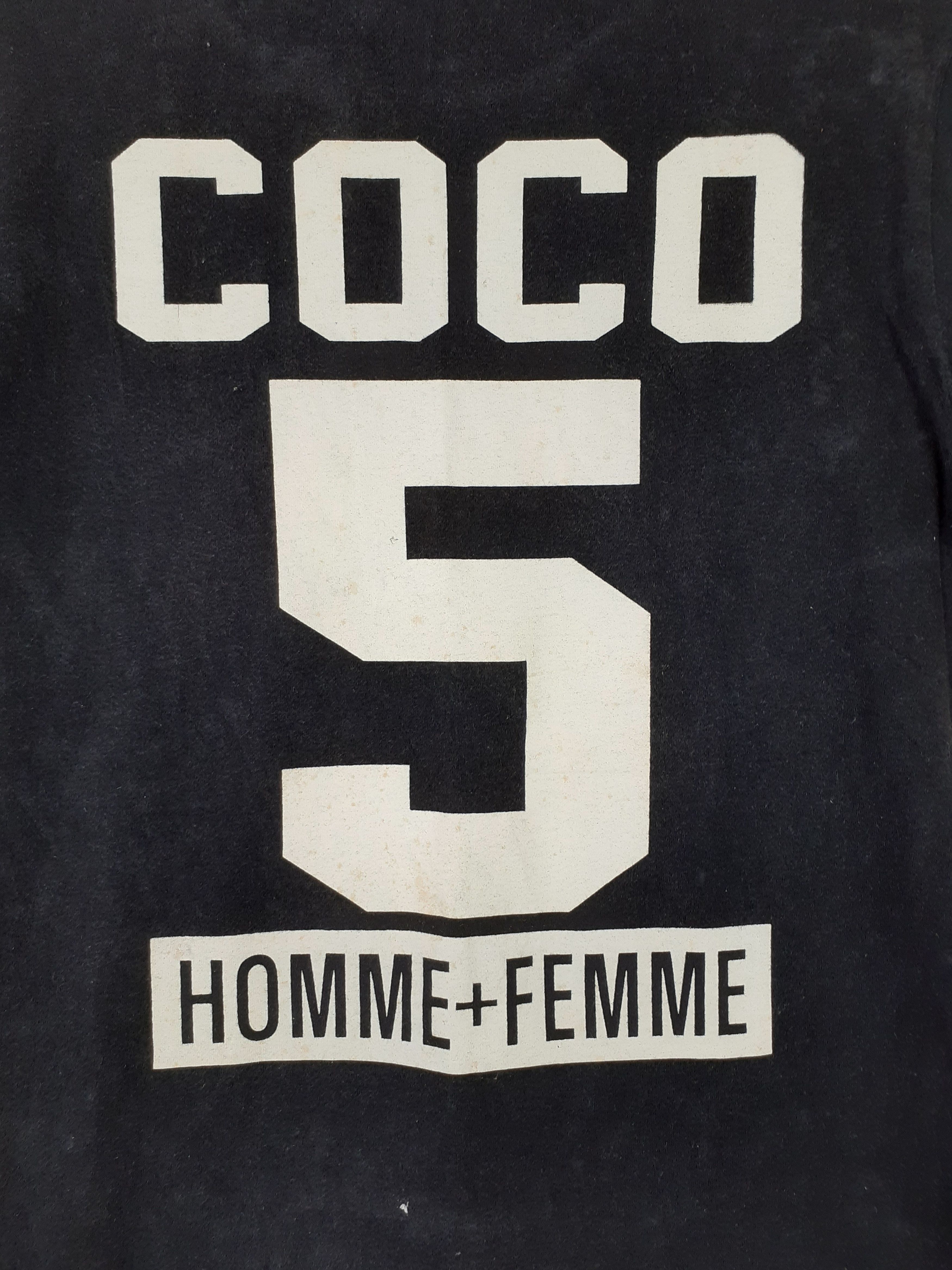 Japanese Brand Coco Homme Femme black Tshirt #3042 Size US M / EU 48-50 / 2 - 7 Thumbnail