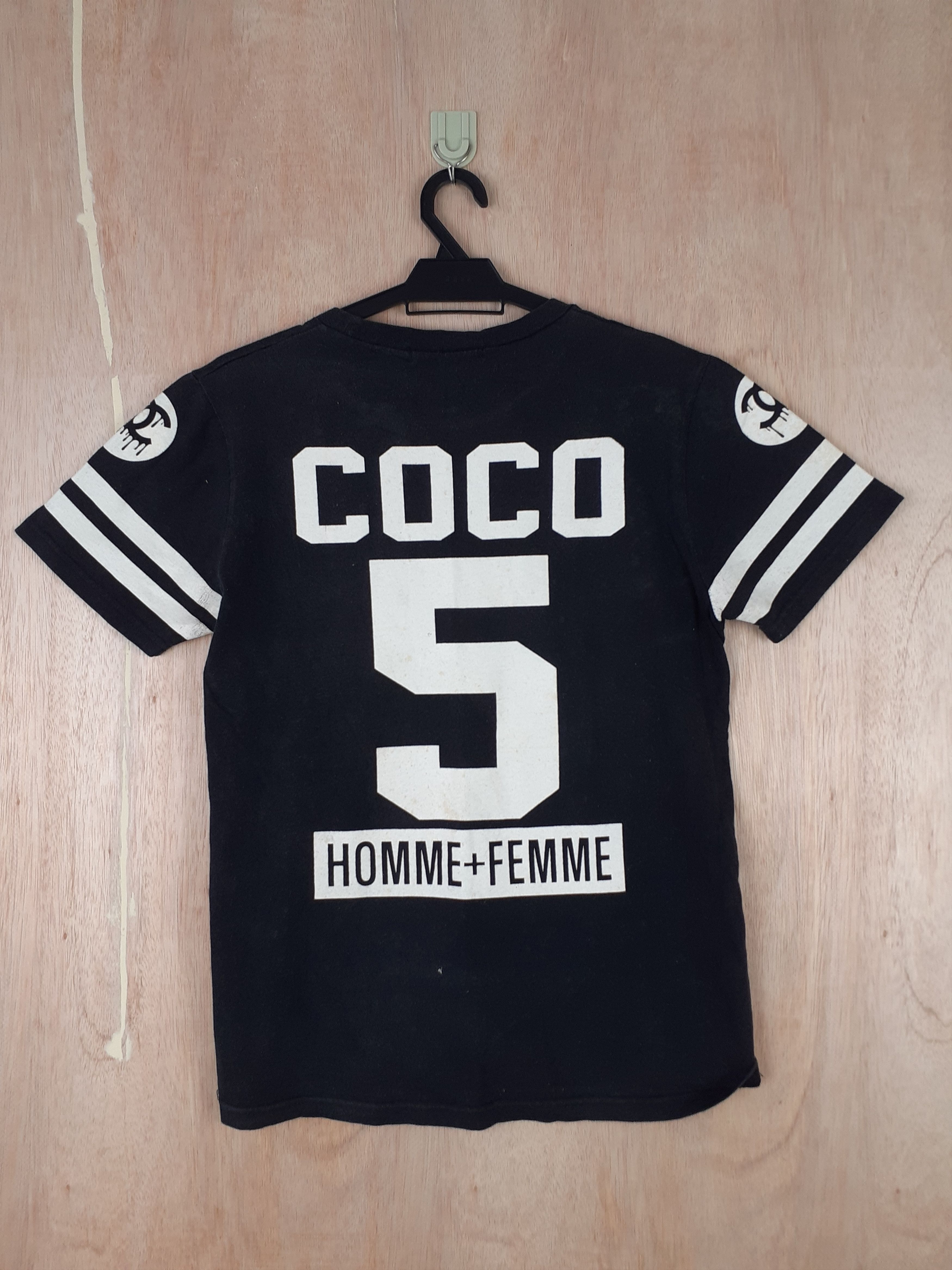 Japanese Brand Coco Homme Femme black Tshirt #3042 Size US M / EU 48-50 / 2 - 6 Thumbnail