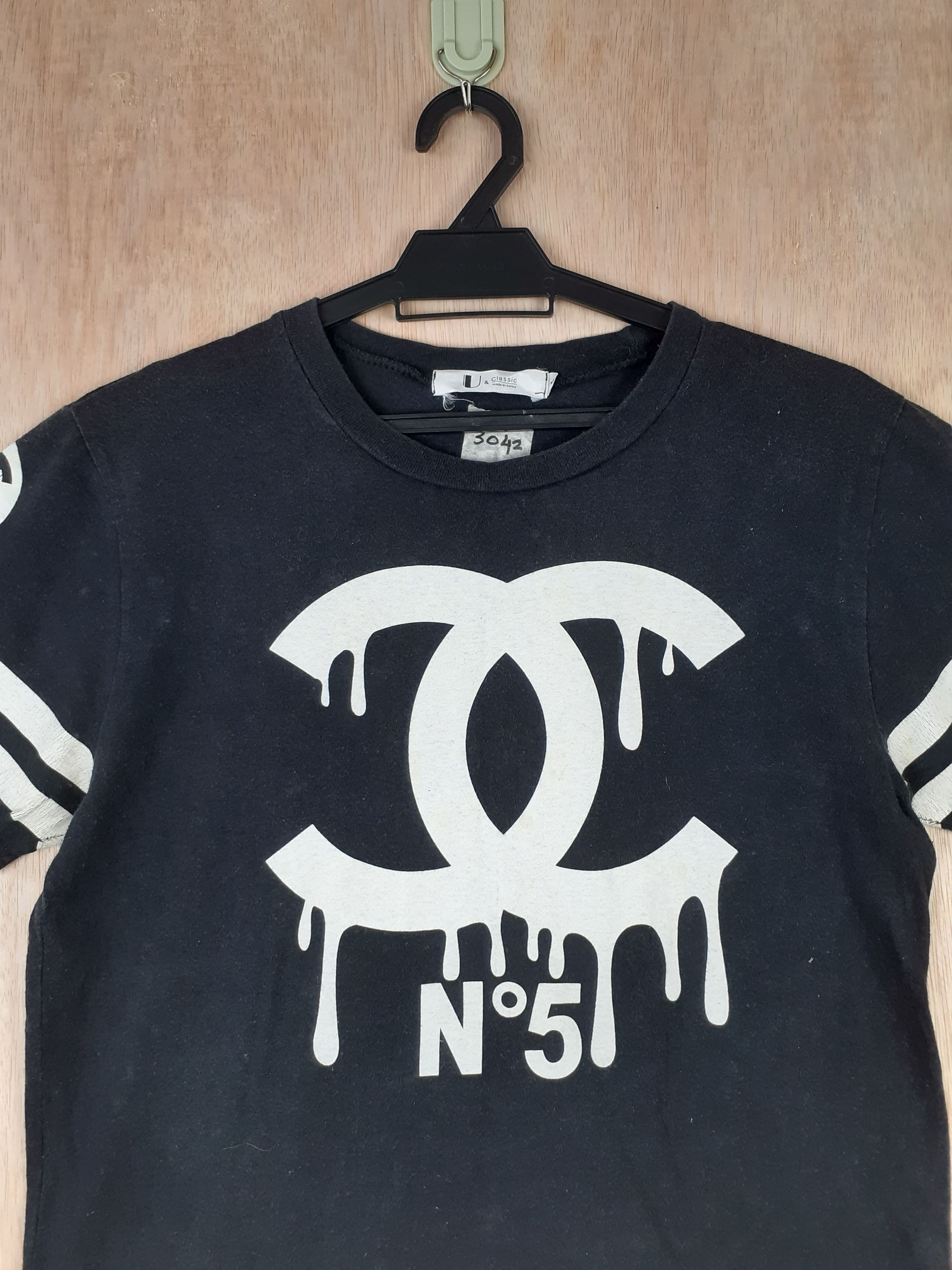 Japanese Brand Coco Homme Femme black Tshirt #3042 Size US M / EU 48-50 / 2 - 2 Thumbnail