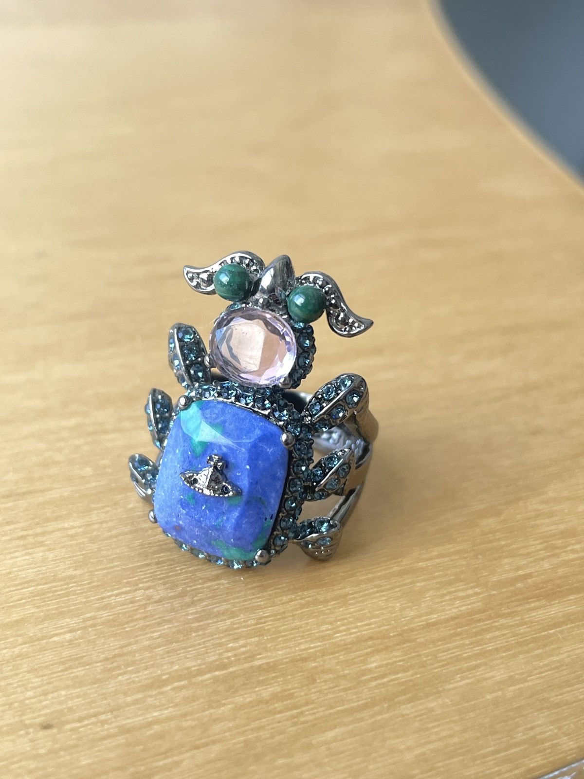 Swarovski beetle ring outlet