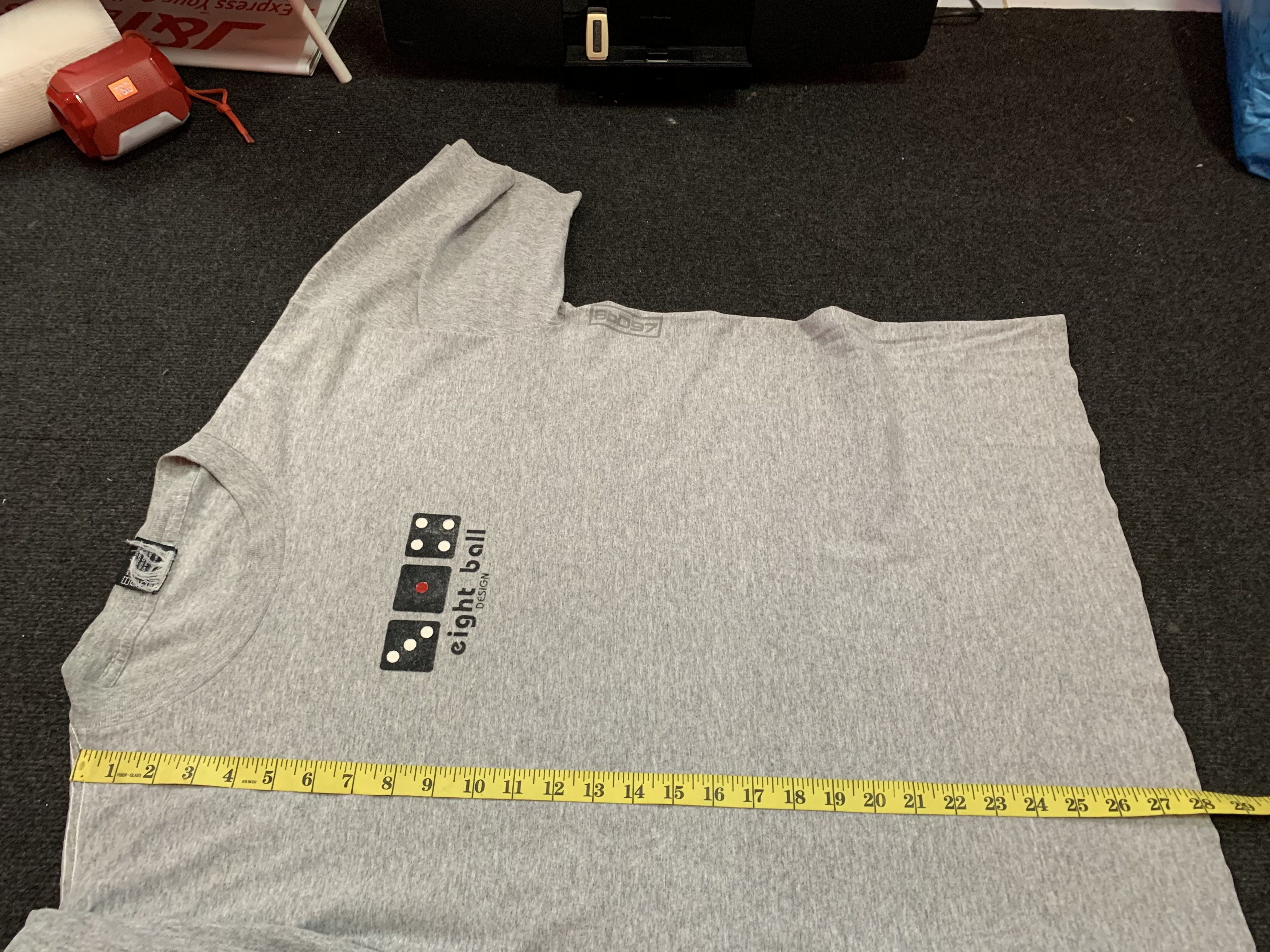 Vintage 🔥Vintage 90s Eight Ball Design Skate Tees Size US L / EU 52-54 / 3 - 11 Thumbnail