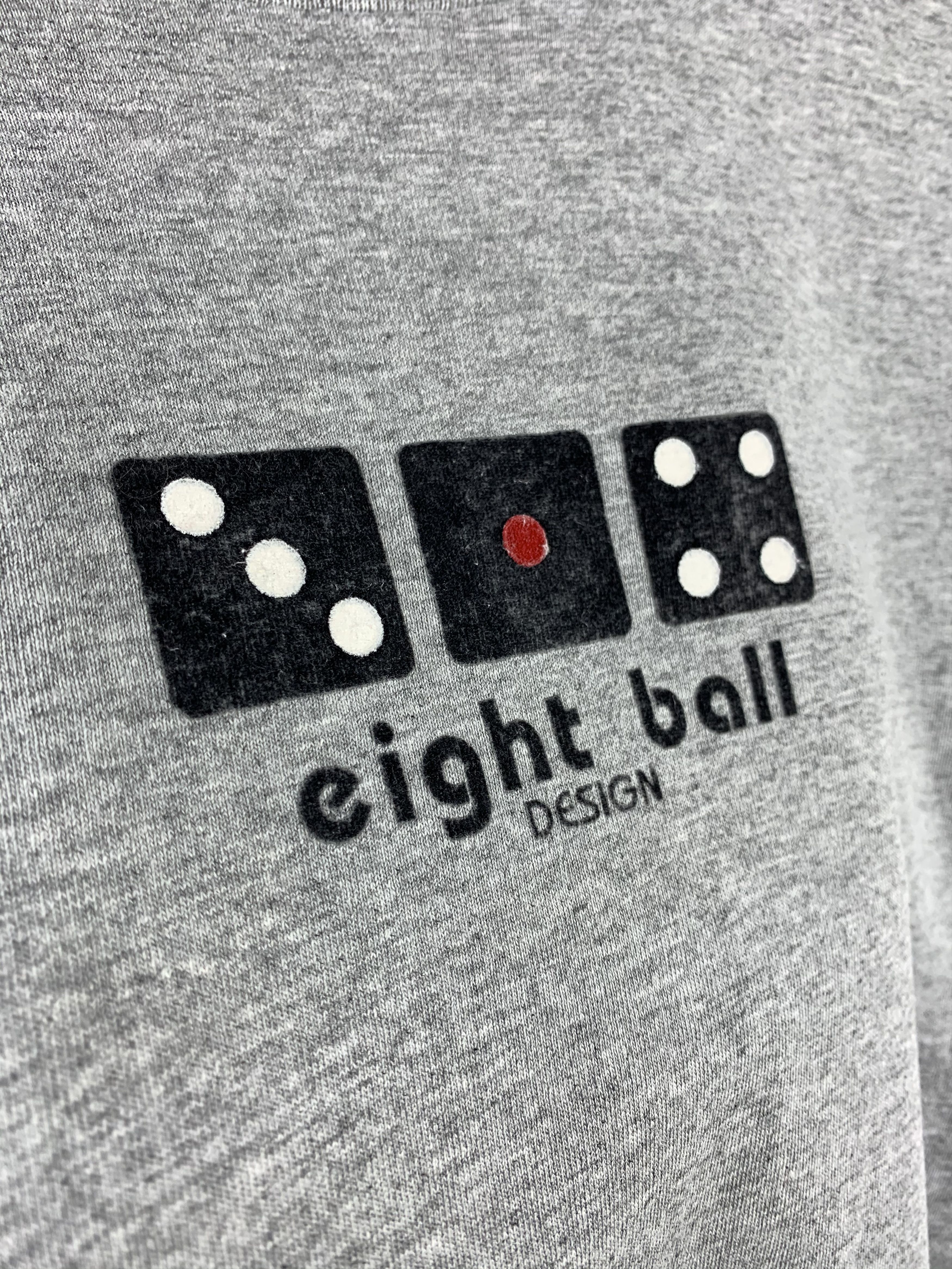 Vintage 🔥Vintage 90s Eight Ball Design Skate Tees Size US L / EU 52-54 / 3 - 2 Thumbnail