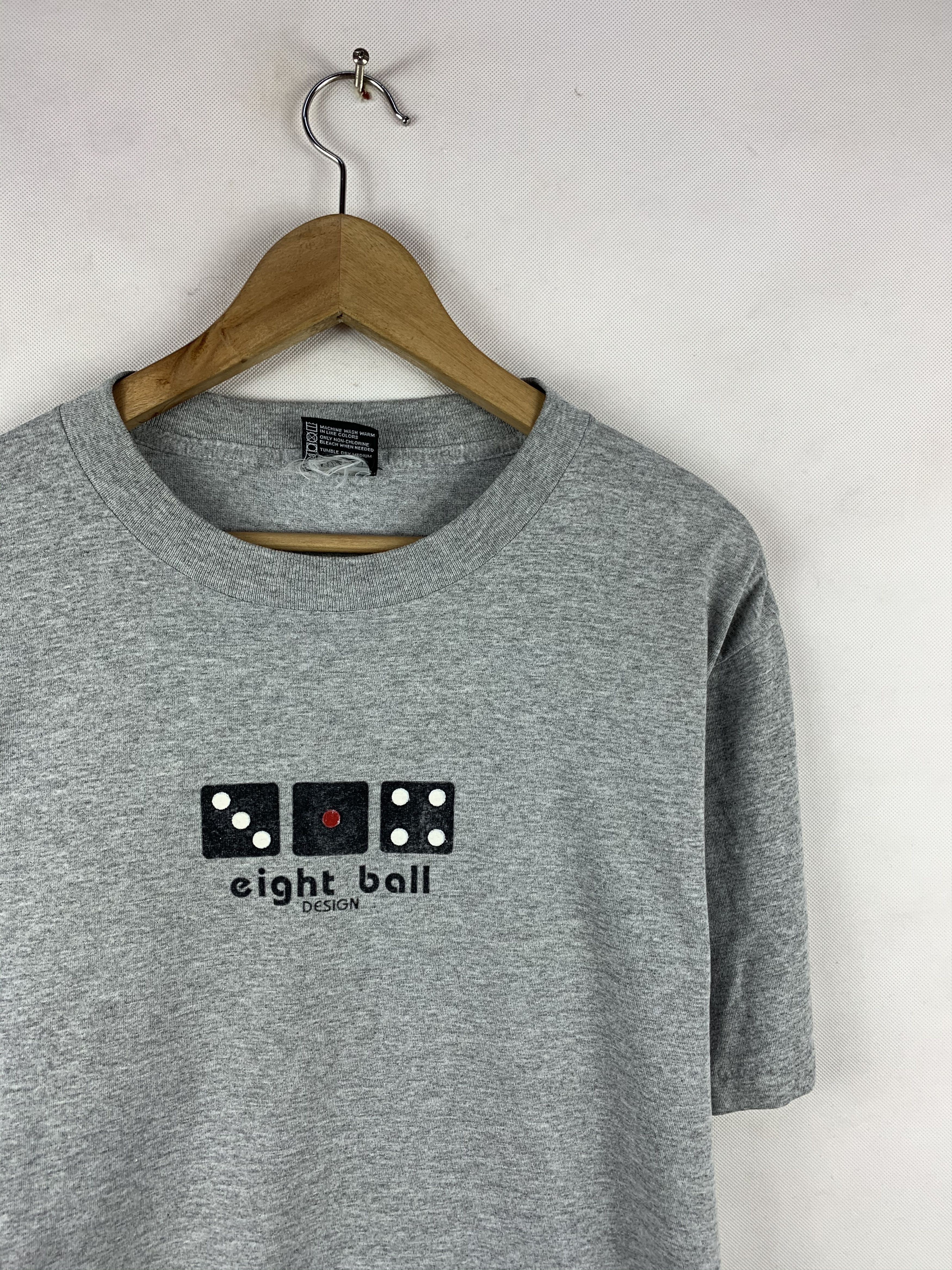 Vintage 🔥Vintage 90s Eight Ball Design Skate Tees Size US L / EU 52-54 / 3 - 3 Thumbnail
