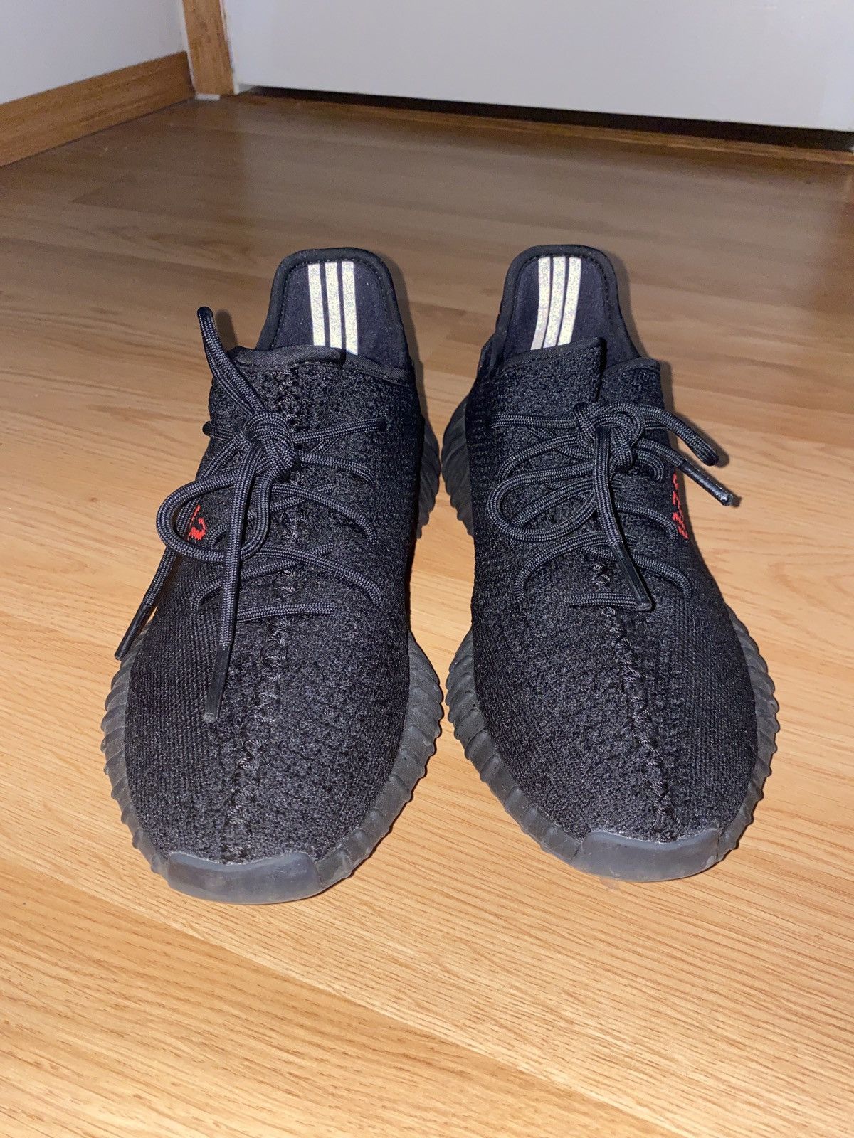 Adidas × Kanye West Yeezy Boost 350 V2 Bred 2017 Size US 8.5 / EU 41-42 - 3 Thumbnail