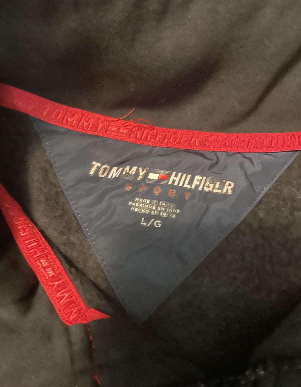 Designer × Tommy Hilfiger × Vintage Tommy Hilfiger Sport Half Zip Up Size US L / EU 52-54 / 3 - 2 Thumbnail