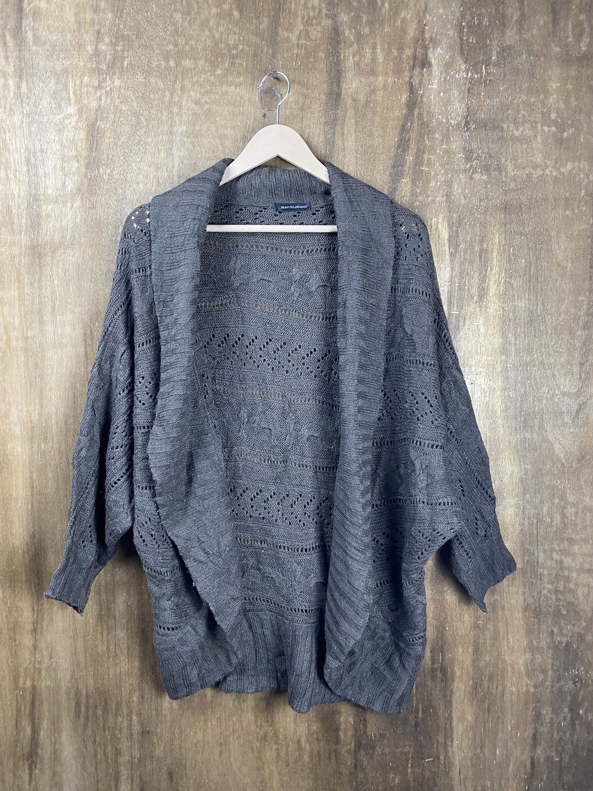Japanese Brand Jean Feldinand Knitwear cardigan japan #Z082 Size US L / EU 52-54 / 3 - 2 Thumbnail