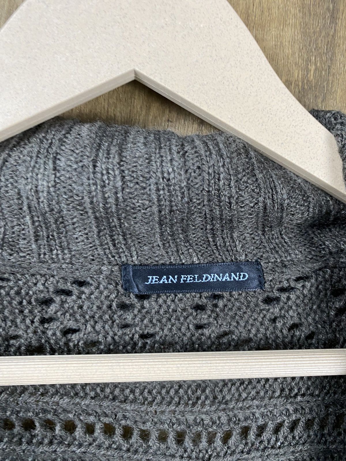 Japanese Brand Jean Feldinand Knitwear cardigan japan #Z082 Size US L / EU 52-54 / 3 - 4 Thumbnail