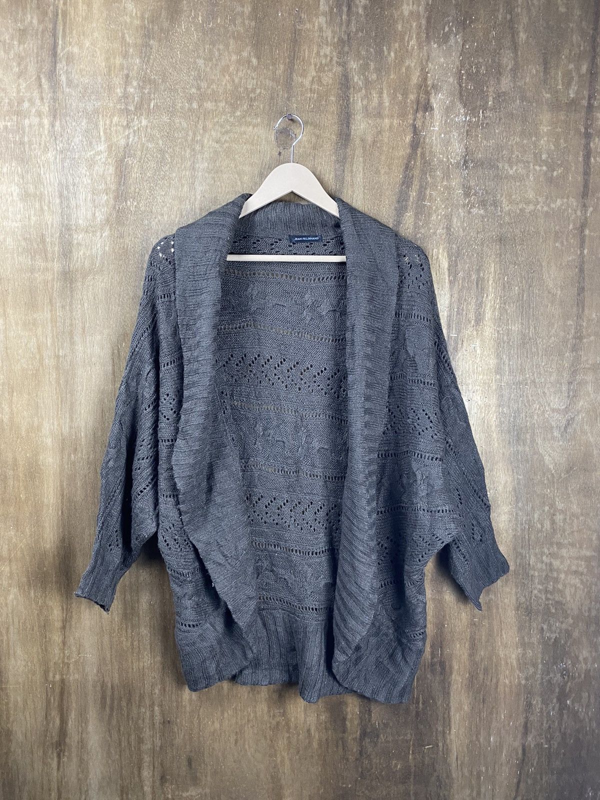 Japanese Brand Jean Feldinand Knitwear cardigan japan #Z082 Size US L / EU 52-54 / 3 - 1 Thumbnail