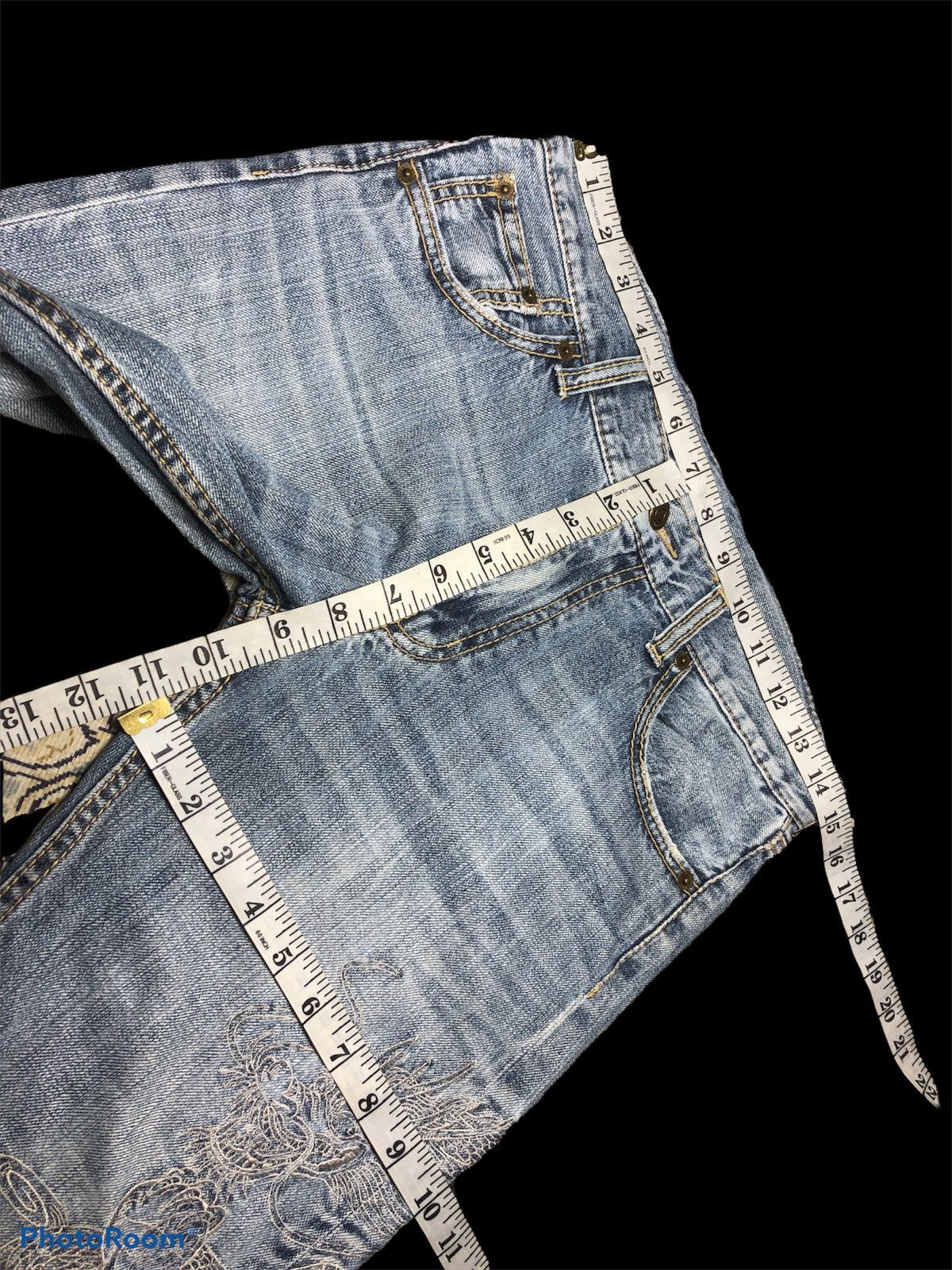 Japanese Brand DRAGON EMBROIDERY DENIM Size US 29 - 7 Thumbnail