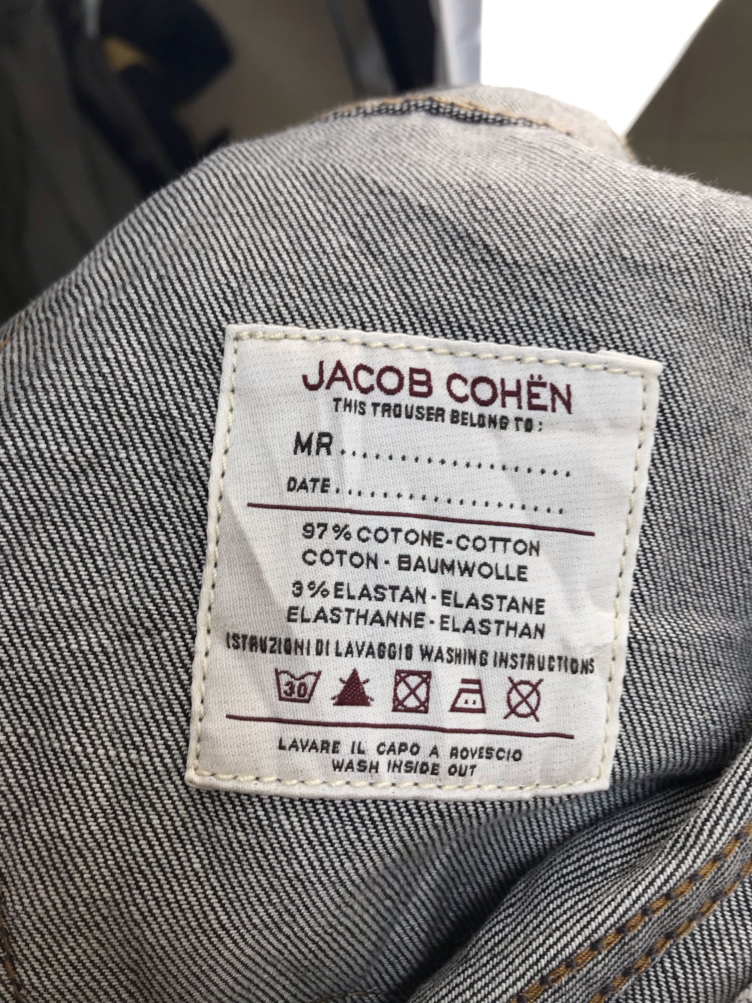 Jacob Cohen JACOB COHEN Handmade Raw Denim Jeans Size US 29 - 19 Thumbnail