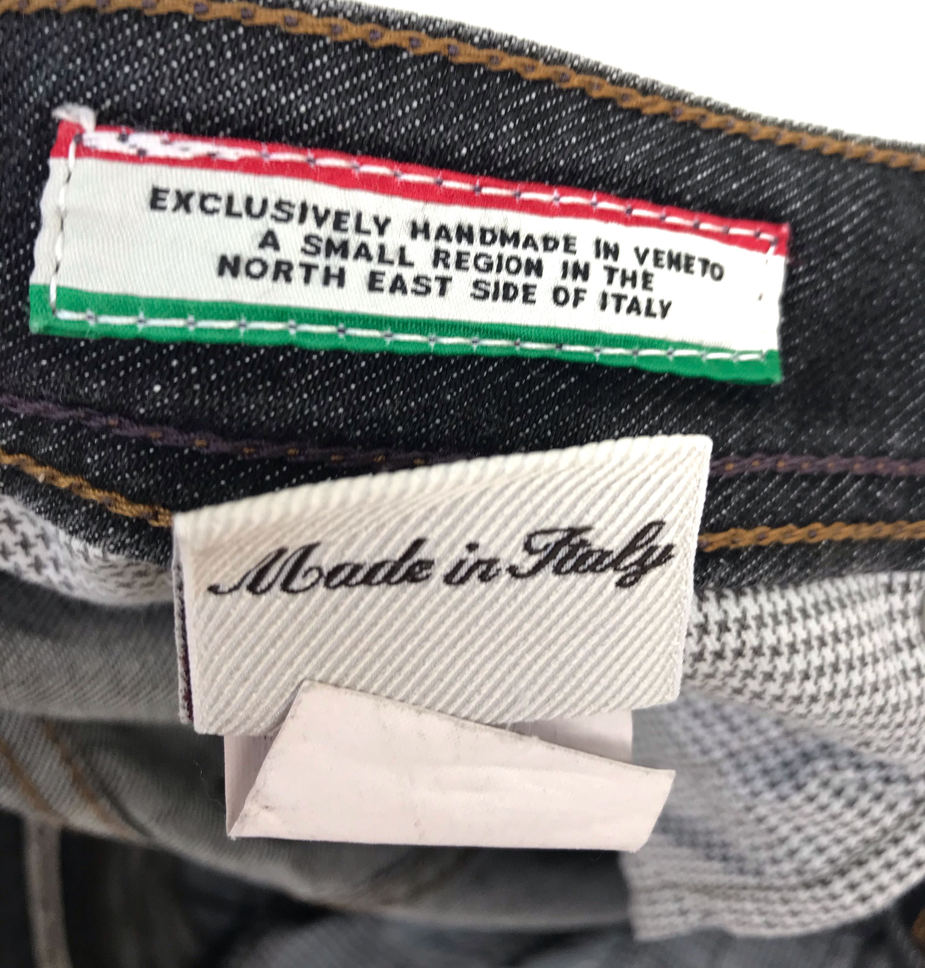 Jacob Cohen JACOB COHEN Handmade Raw Denim Jeans Size US 29 - 18 Thumbnail