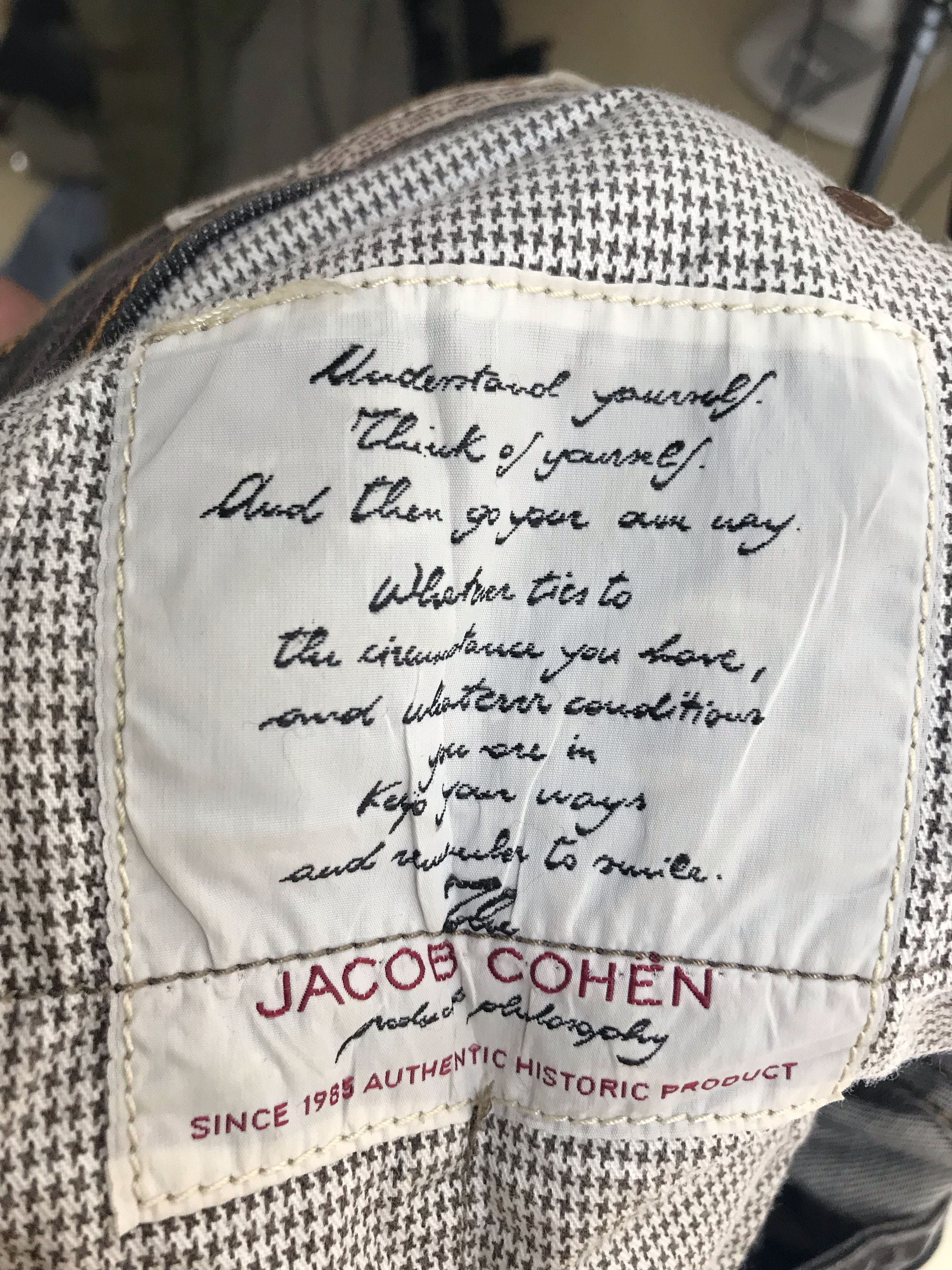 Jacob Cohen JACOB COHEN Handmade Raw Denim Jeans Size US 29 - 20 Thumbnail