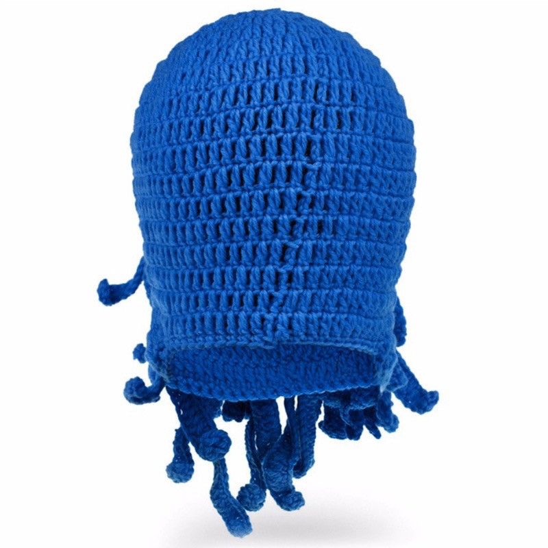 Other Rare 🔥 Sick 🔥 Octopus Knitted Hat Long Beard Balaclava Size ONE SIZE - 3 Thumbnail
