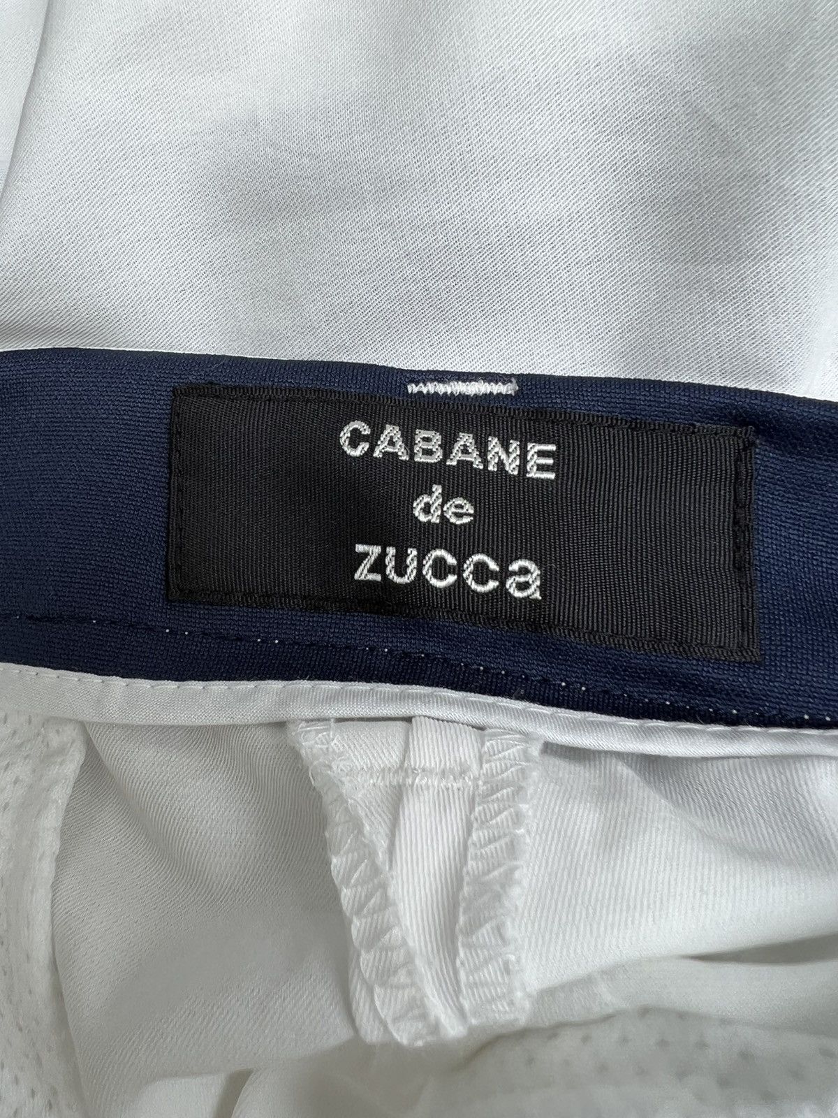 CABANE de ZUCCa × Issey Miyake Cabane de Zucca Japan Side Striped White Trouser Pant Size US 32 / EU 48 - 13 Thumbnail