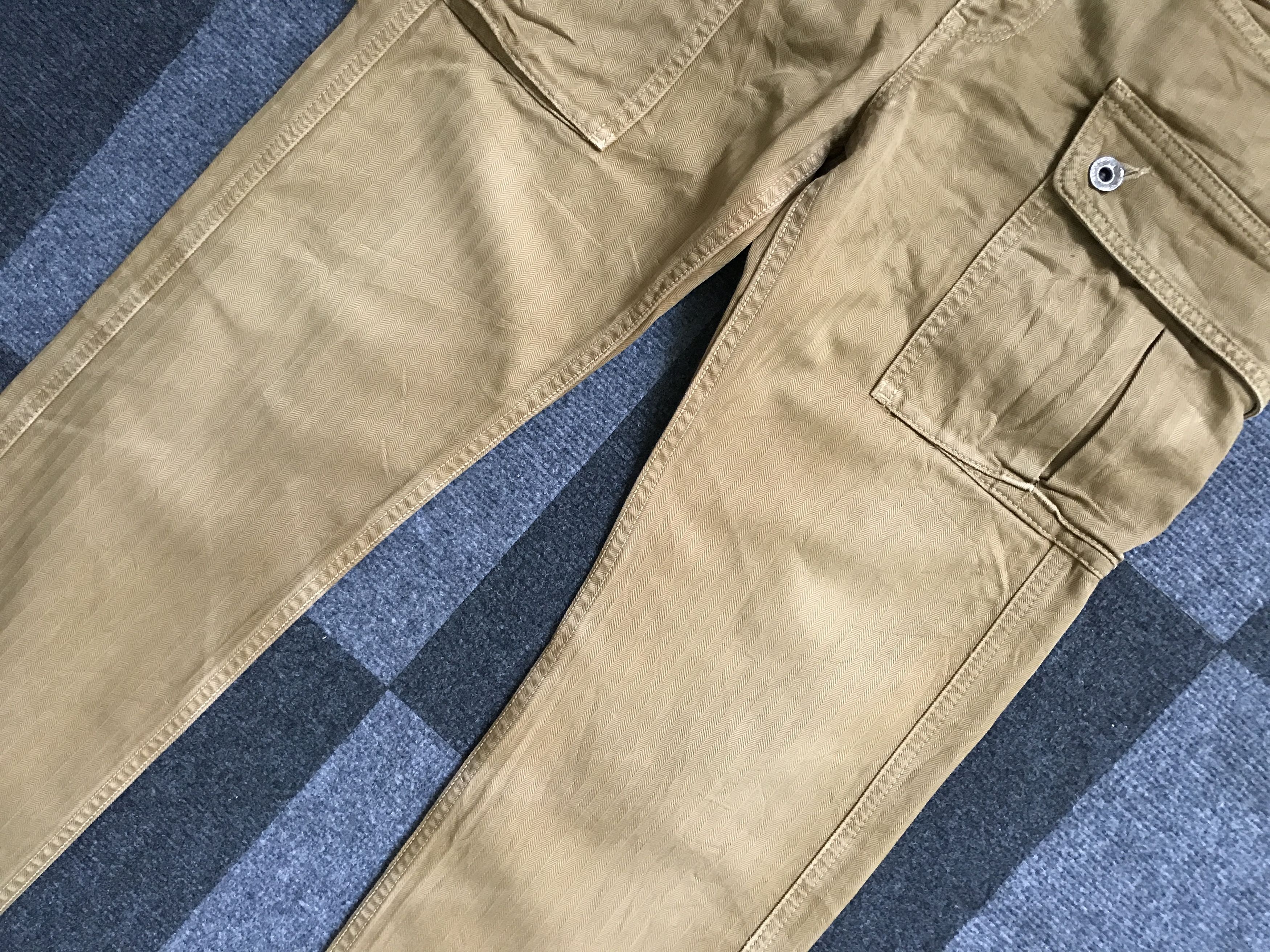 Japanese Brand CP200 SPELLBOUND Japan HBT Military Cargo Pant Size US 28 / EU 44 - 6 Thumbnail