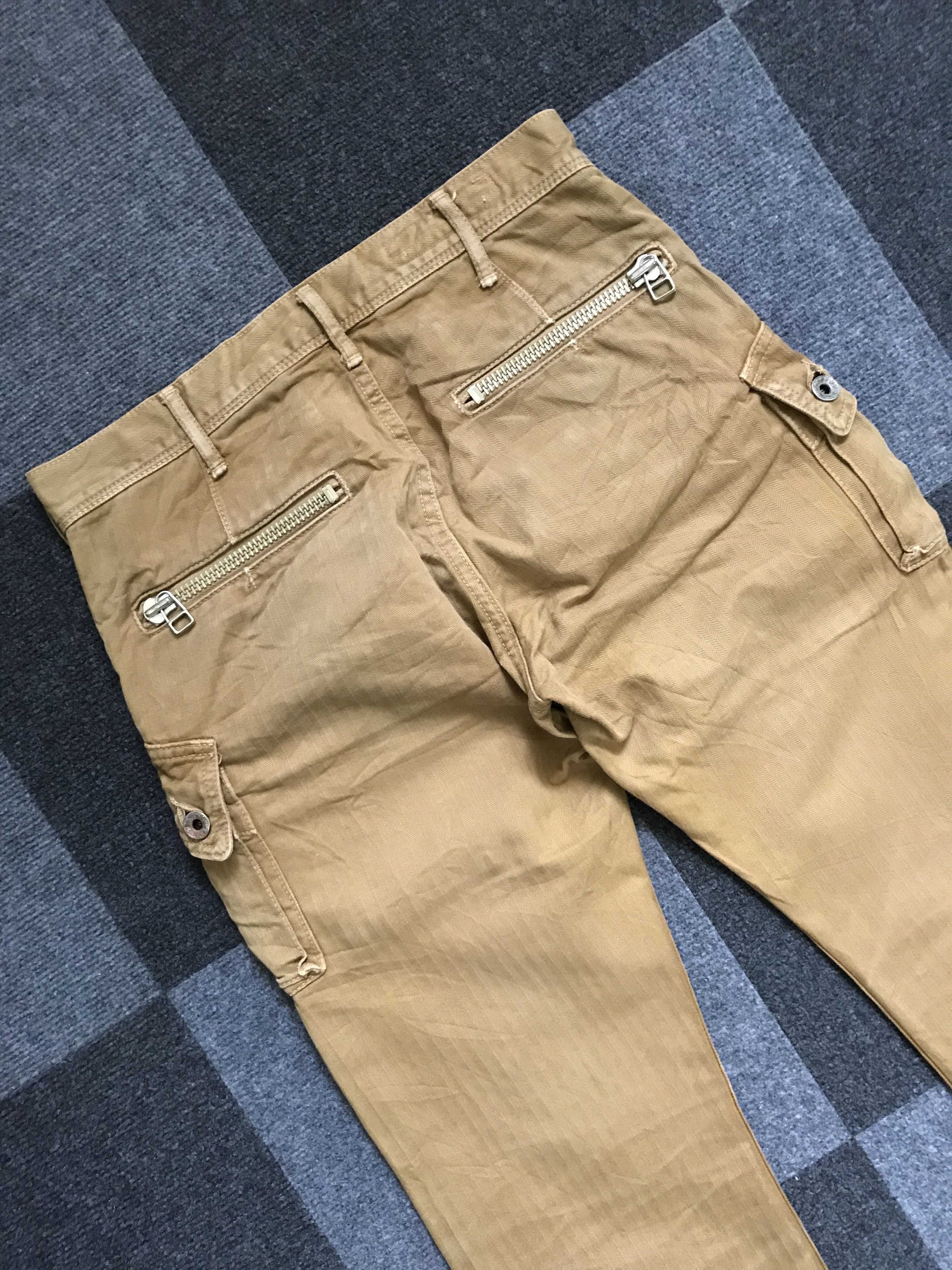 Japanese Brand CP200 SPELLBOUND Japan HBT Military Cargo Pant Size US 28 / EU 44 - 10 Thumbnail