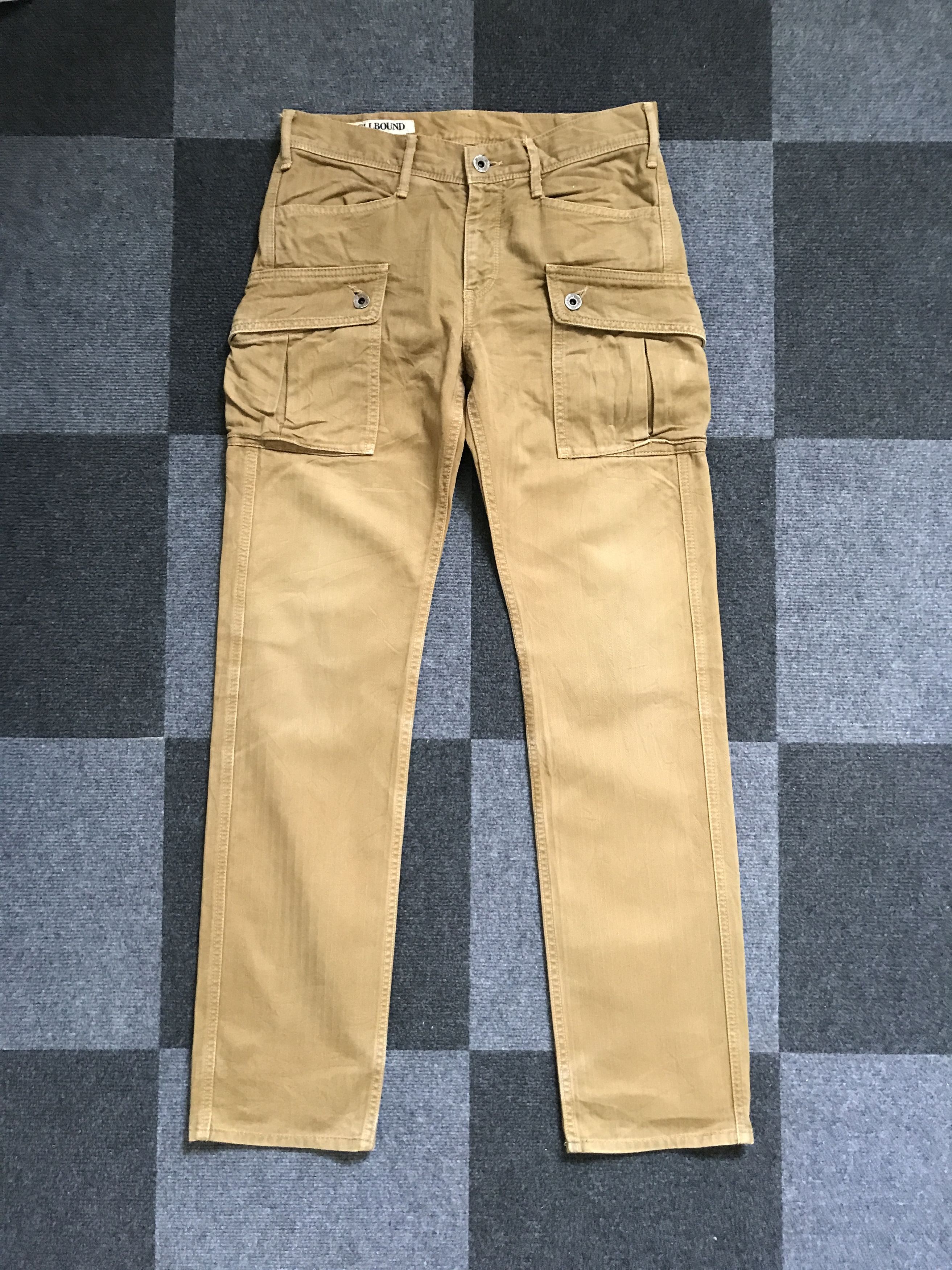 Japanese Brand CP200 SPELLBOUND Japan HBT Military Cargo Pant Size US 28 / EU 44 - 3 Thumbnail