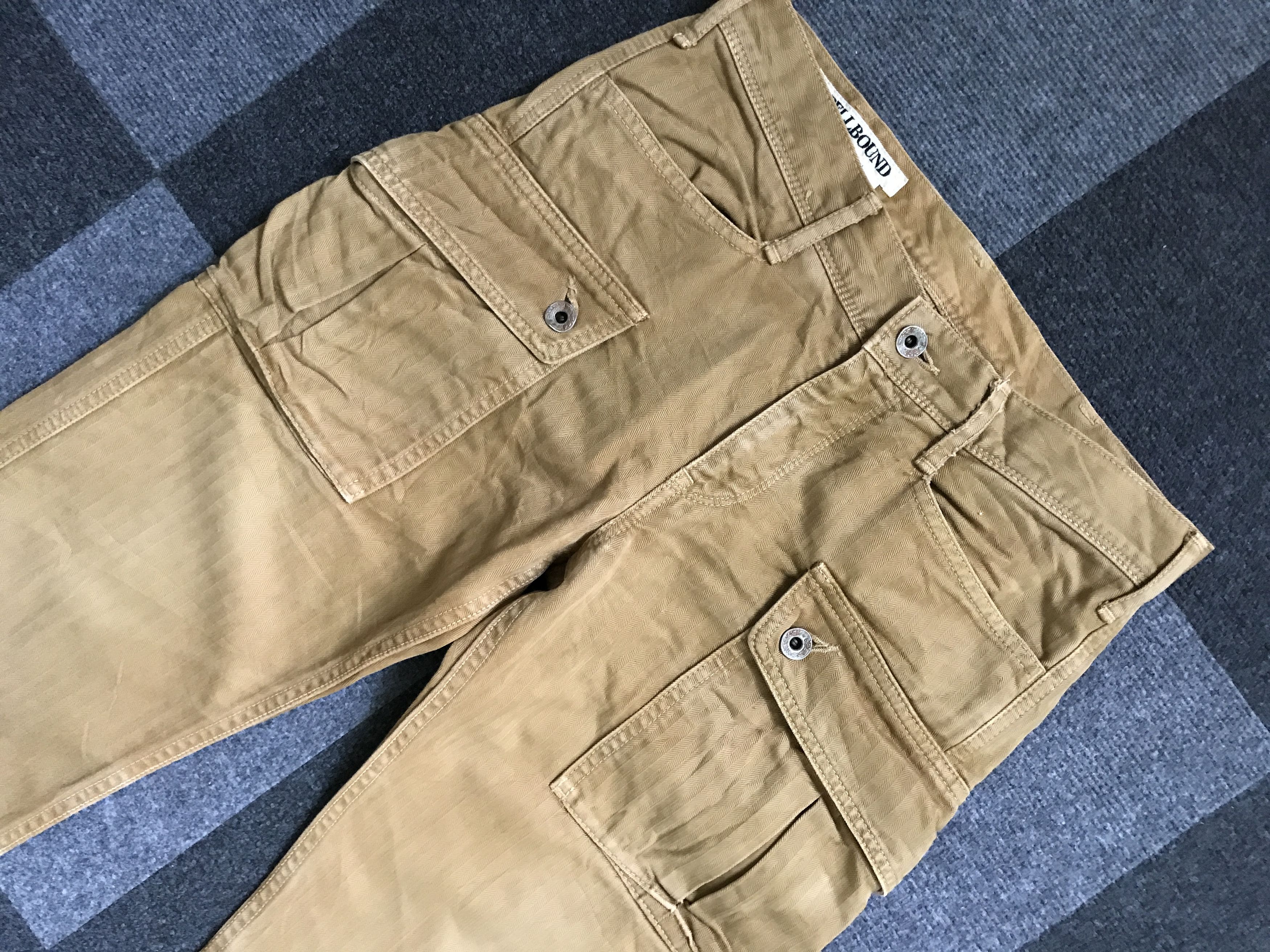 Japanese Brand CP200 SPELLBOUND Japan HBT Military Cargo Pant Size US 28 / EU 44 - 4 Thumbnail