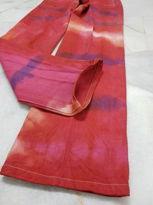 Other LEE WESTERNER TIE DYE DENIM PANTS Size US 28 / EU 44 - 4 Thumbnail