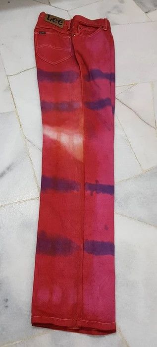 Other LEE WESTERNER TIE DYE DENIM PANTS Size US 28 / EU 44 - 3 Thumbnail