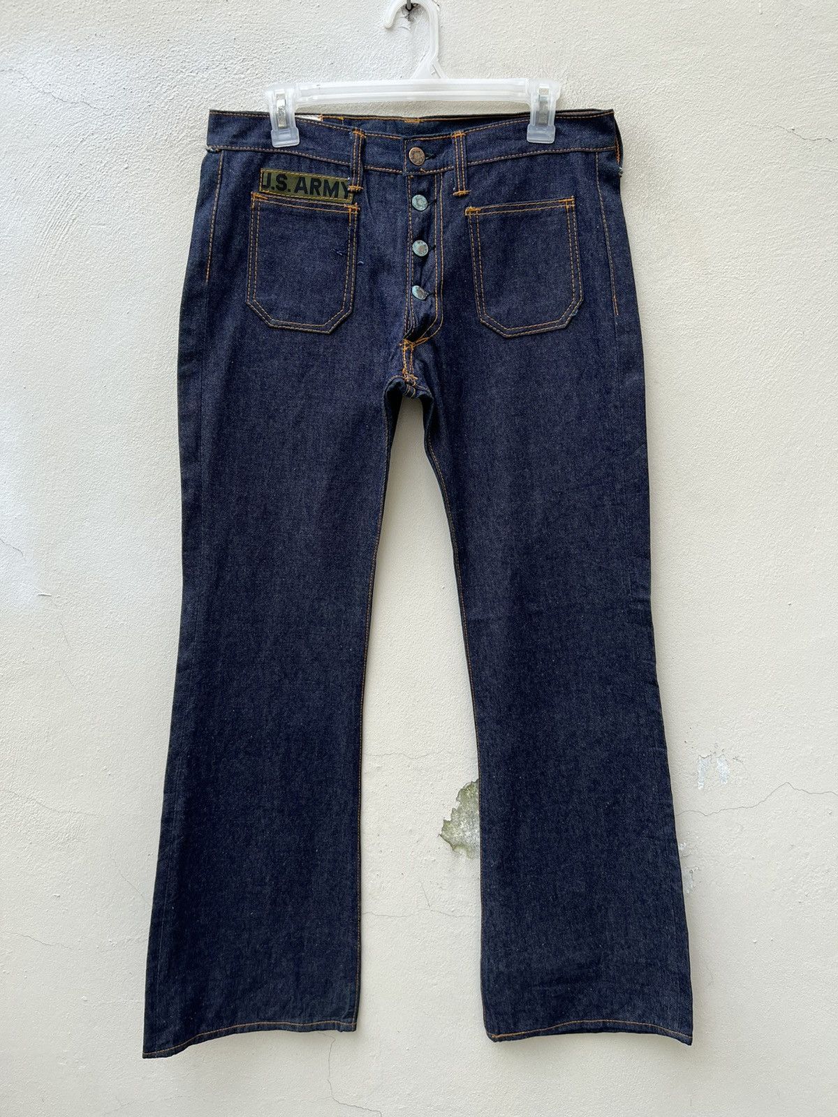 Vintage Vintage 70s BIG - LOON light Denim Super Flare Jeans Size US 31 - 6 Thumbnail