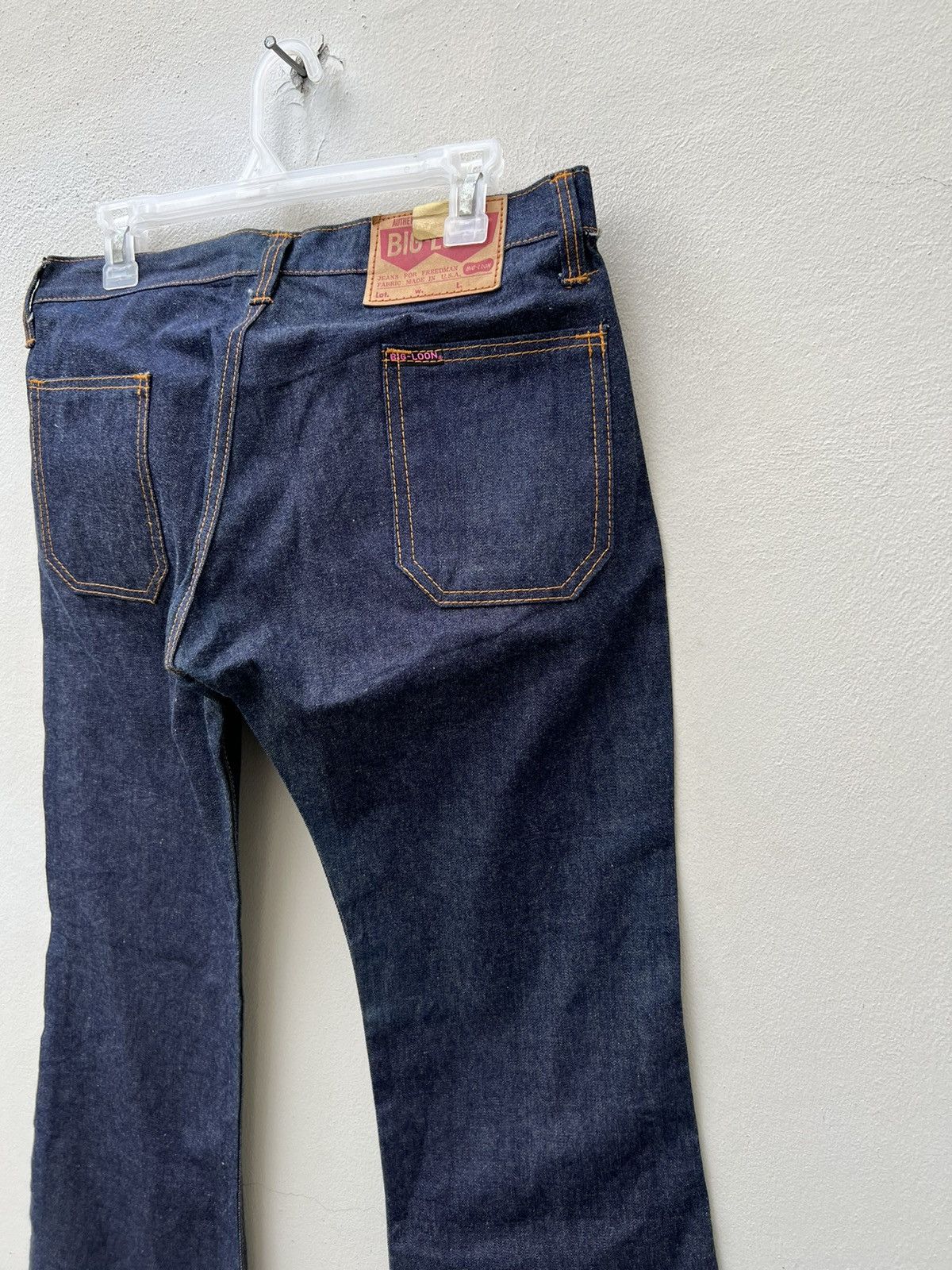 Vintage Vintage 70s BIG - LOON light Denim Super Flare Jeans Size US 31 - 19 Thumbnail