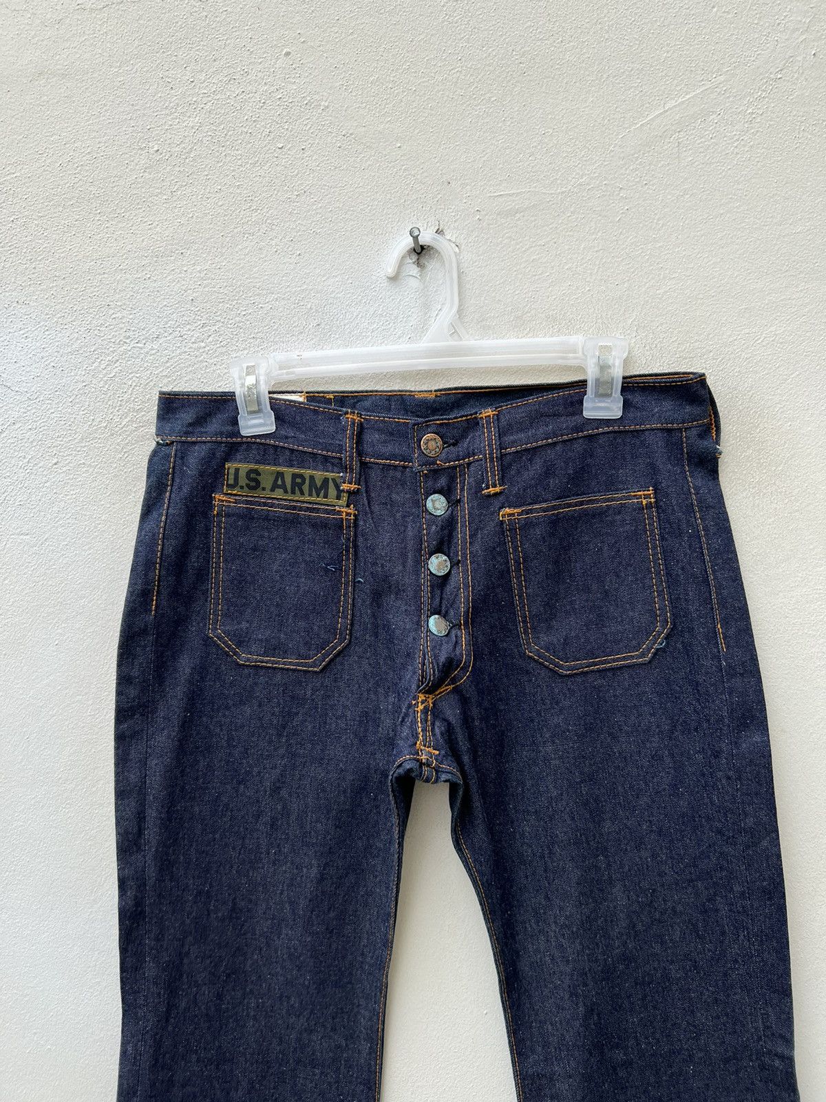 Vintage Vintage 70s BIG - LOON light Denim Super Flare Jeans Size US 31 - 7 Thumbnail