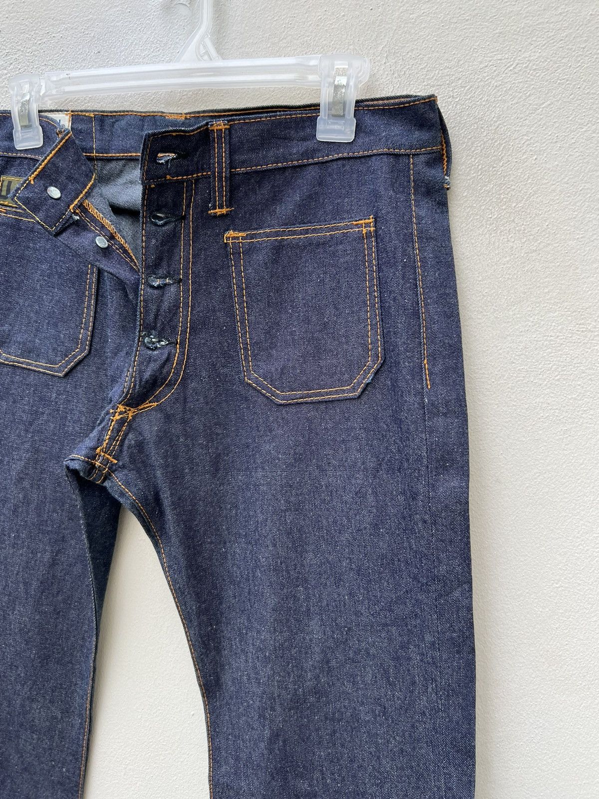 Vintage Vintage 70s BIG - LOON light Denim Super Flare Jeans Size US 31 - 12 Thumbnail