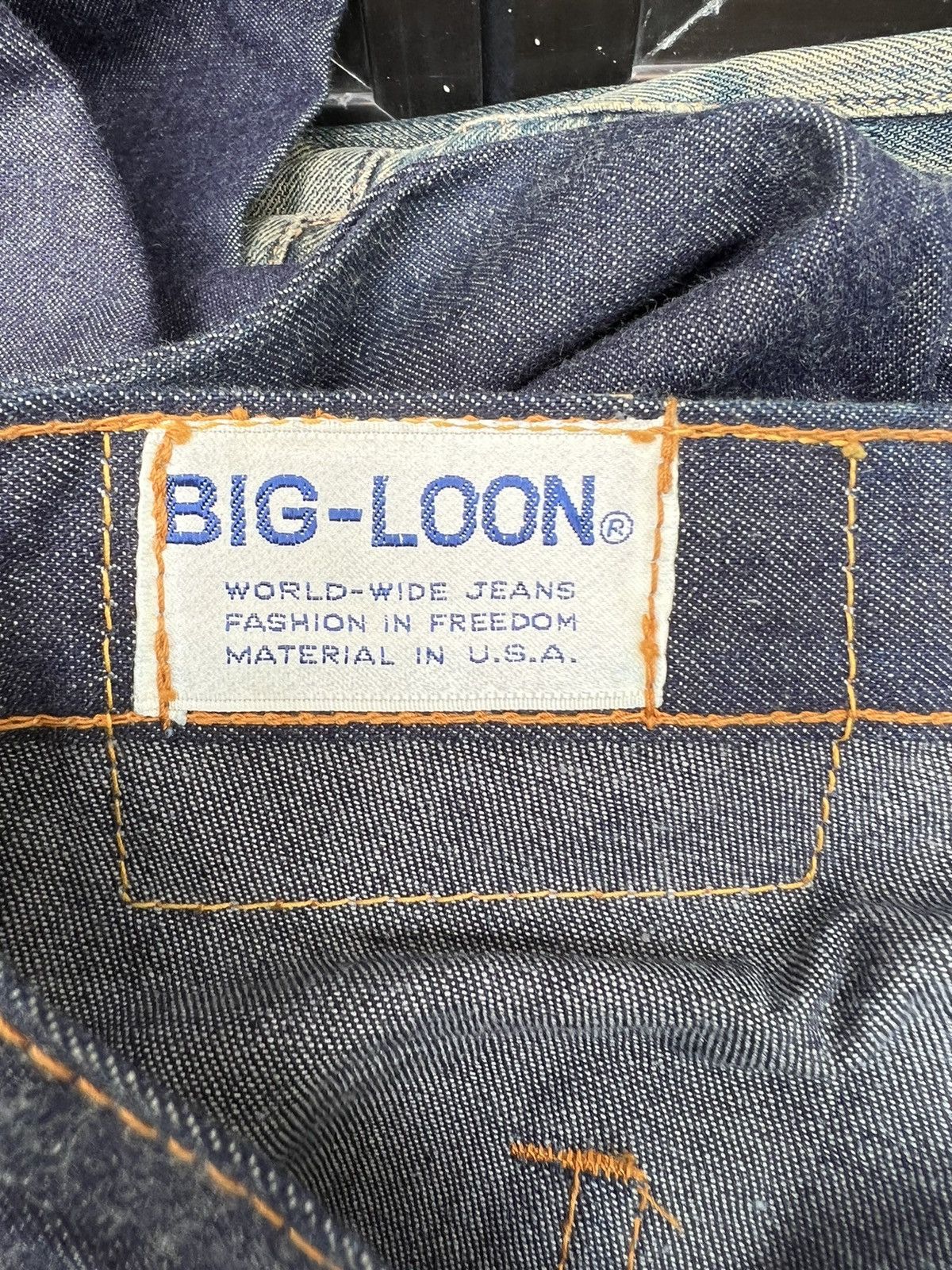 Vintage Vintage 70s BIG - LOON light Denim Super Flare Jeans Size US 31 - 22 Thumbnail