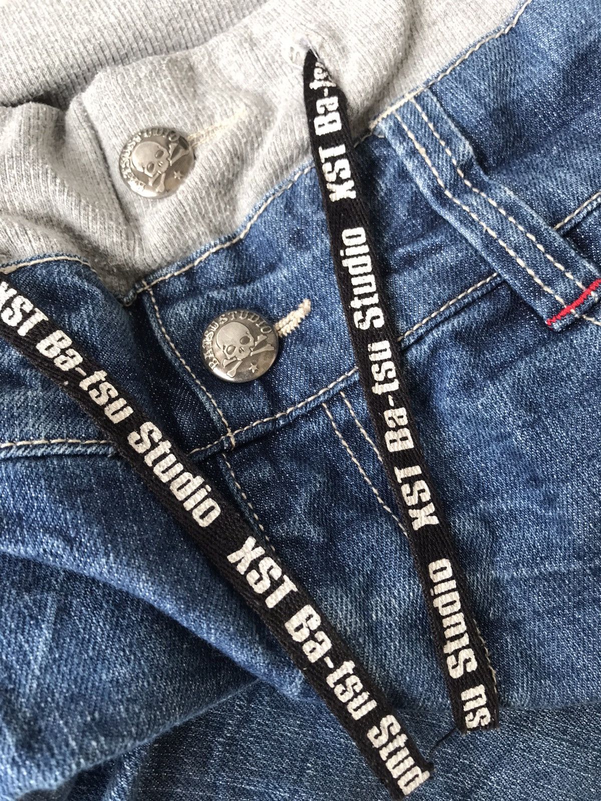 Japanese Brand Vintage Ba-tsu Studio Denim Pant Size 29" - 6 Thumbnail