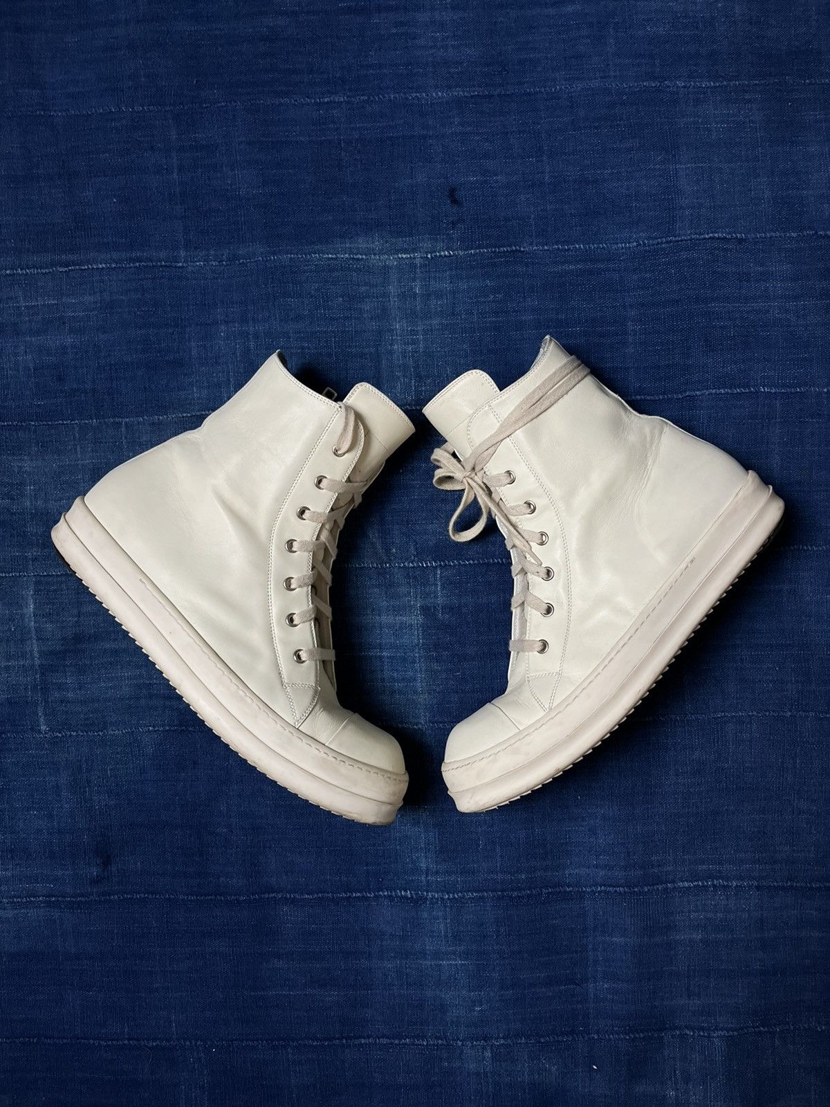 Rick Owens SS16 Mainline Ramones Milk/Milk RARE Size US 11 / EU 44 - 2 Thumbnail