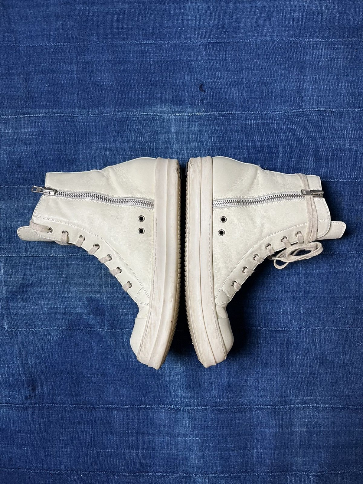 Rick Owens SS16 Mainline Ramones Milk/Milk RARE Size US 11 / EU 44 - 3 Thumbnail