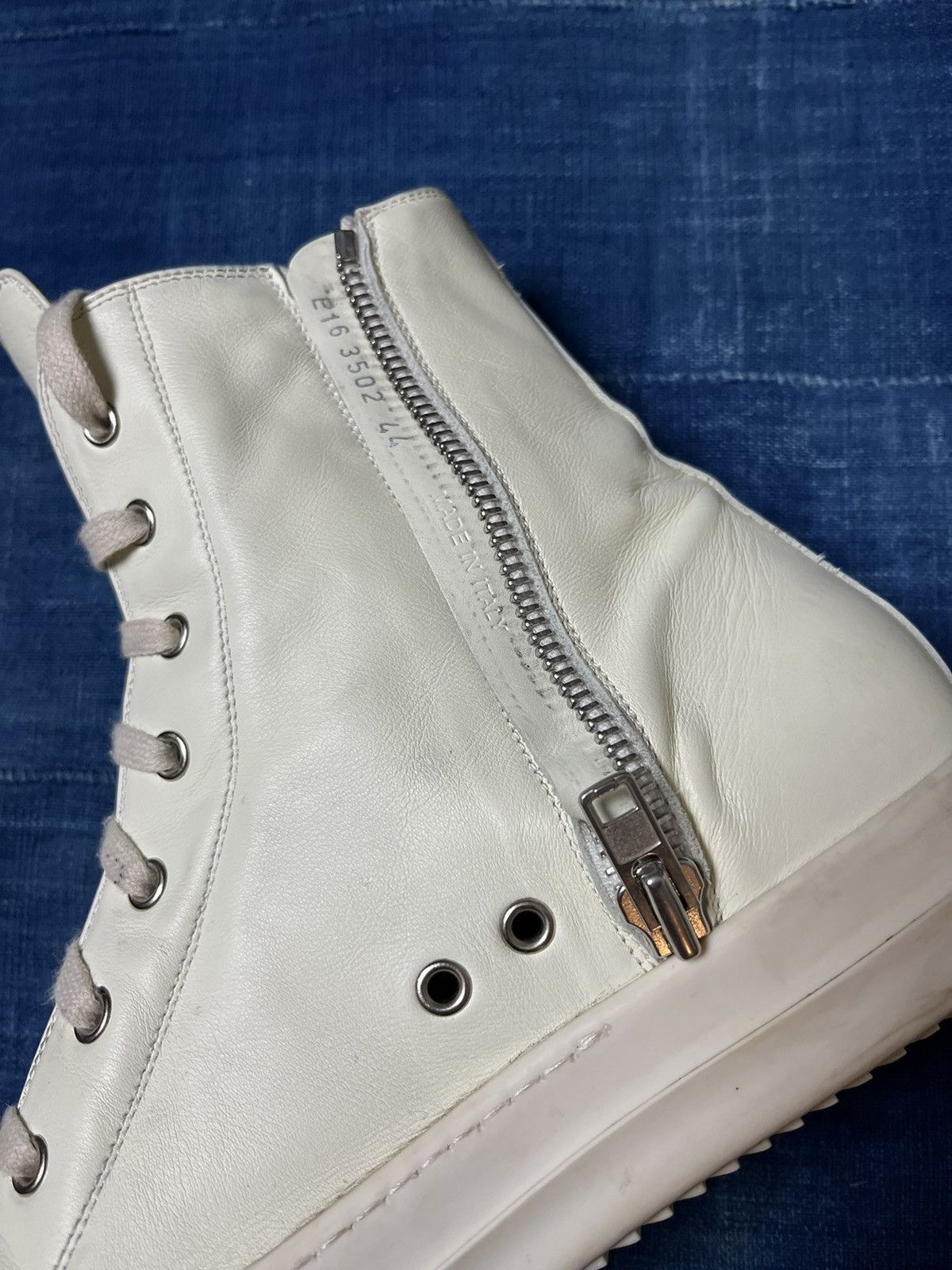 Rick Owens SS16 Mainline Ramones Milk/Milk RARE Size US 11 / EU 44 - 5 Thumbnail