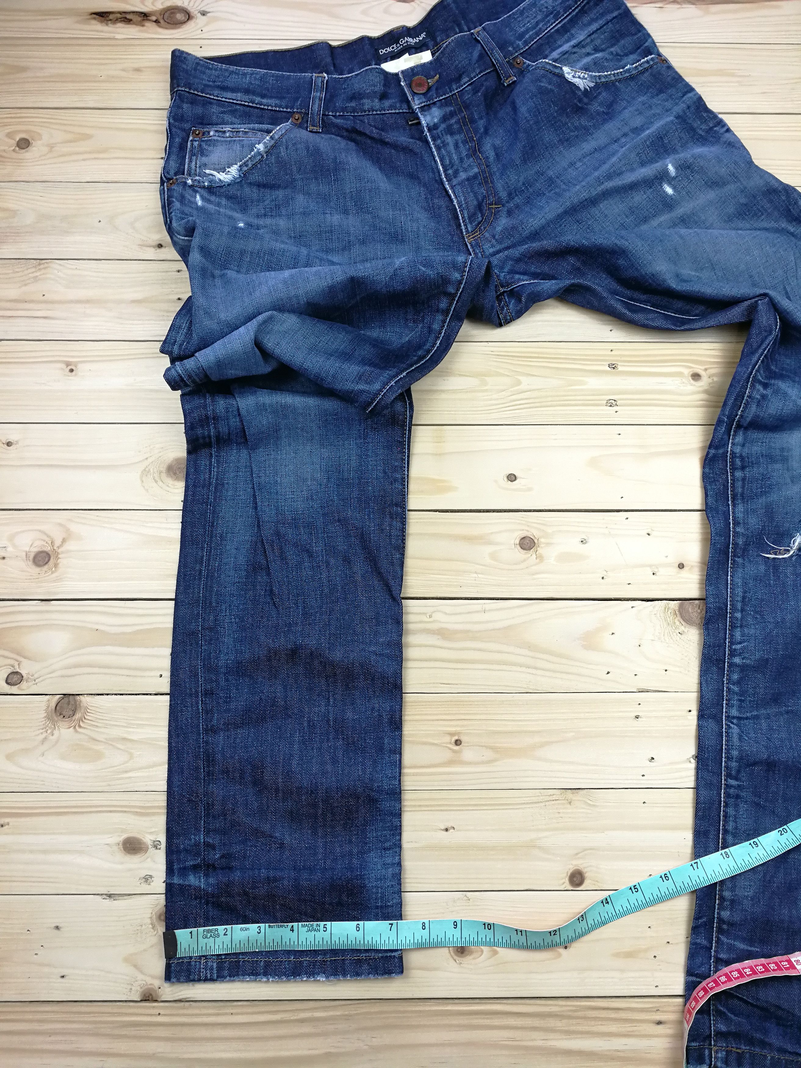 Dolce & Gabbana Dolce & Gabbana Slim Fit Denim Jeans Size US 32 / EU 48 - 13 Thumbnail