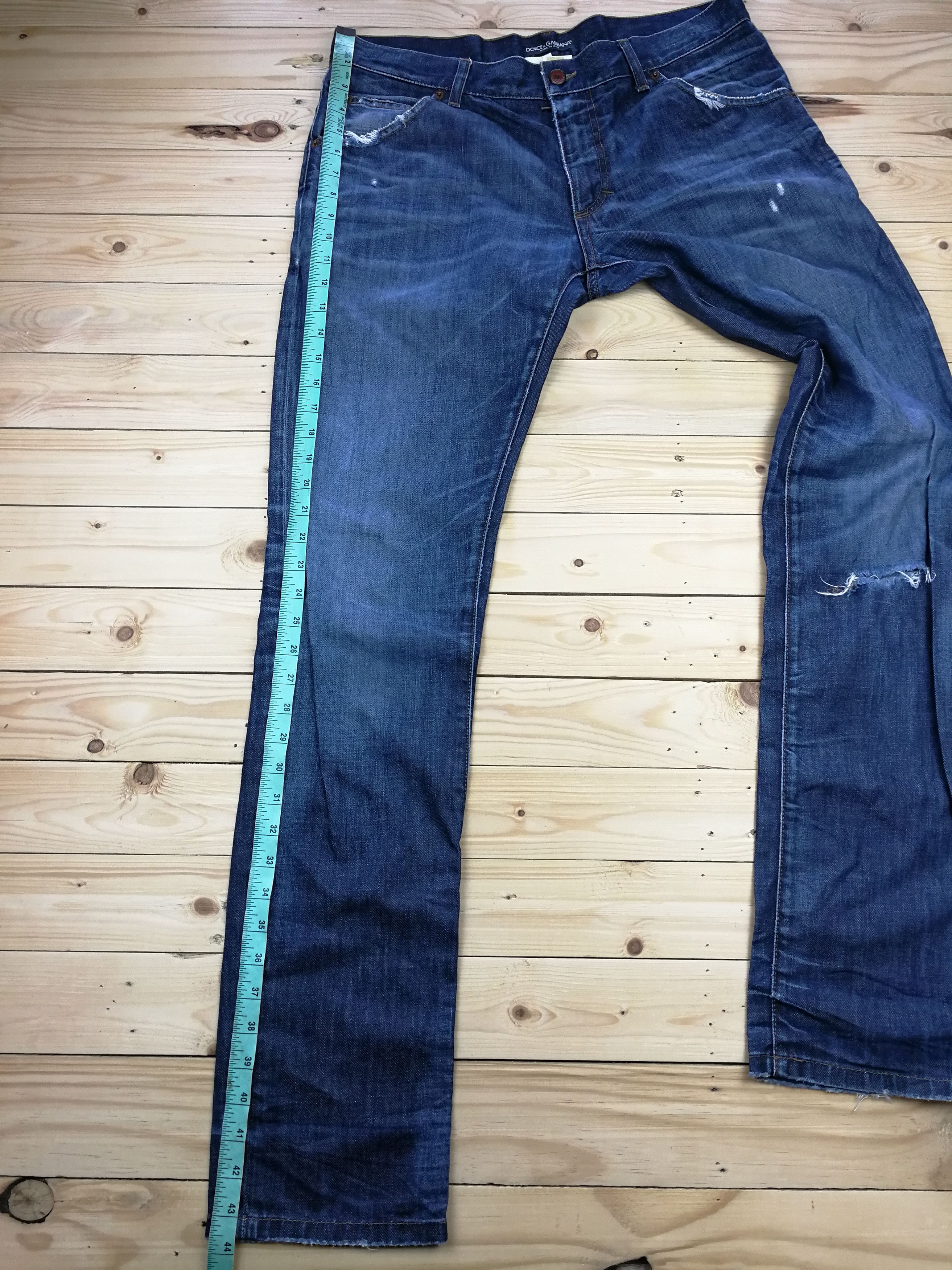 Dolce & Gabbana Dolce & Gabbana Slim Fit Denim Jeans Size US 32 / EU 48 - 15 Thumbnail