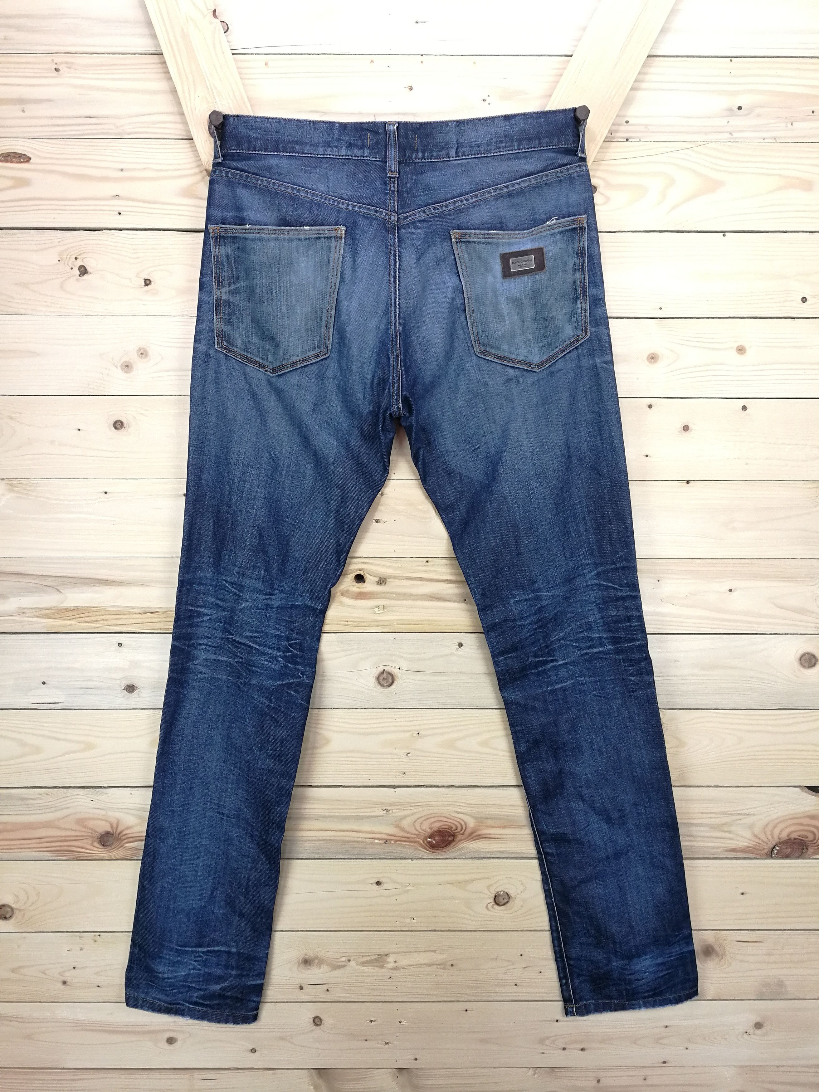 Dolce & Gabbana Dolce & Gabbana Slim Fit Denim Jeans Size US 32 / EU 48 - 3 Thumbnail
