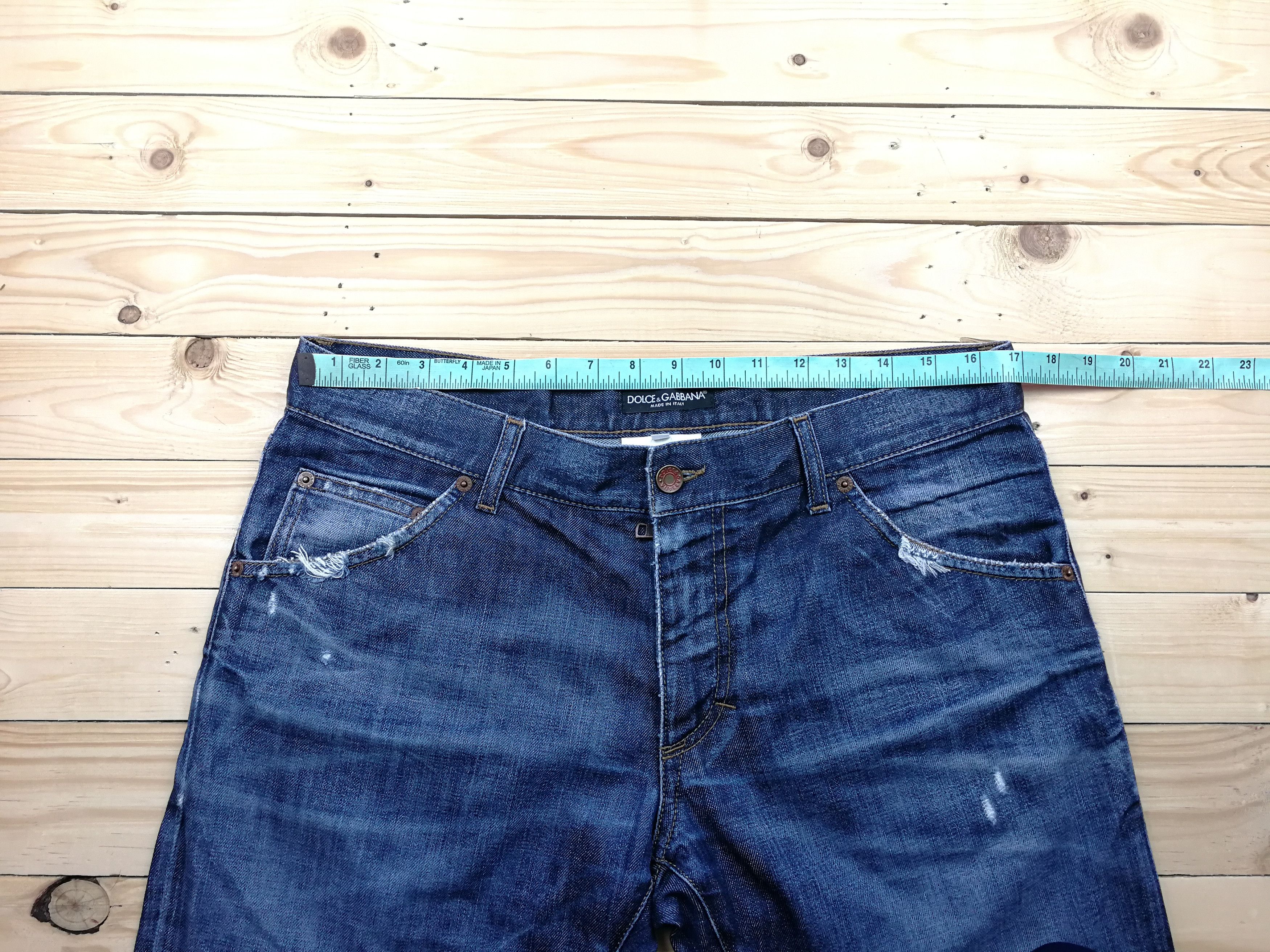 Dolce & Gabbana Dolce & Gabbana Slim Fit Denim Jeans Size US 32 / EU 48 - 11 Thumbnail