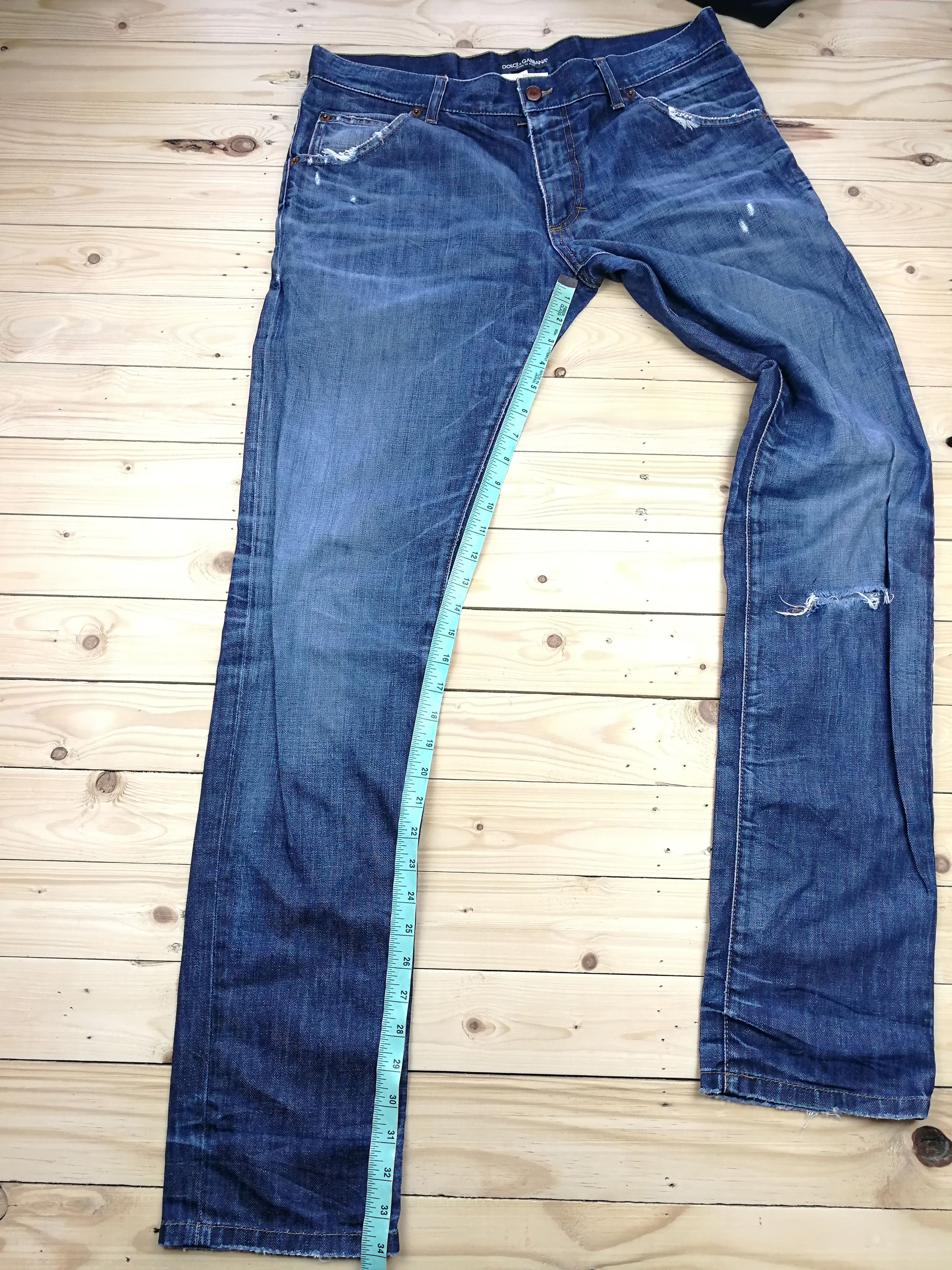Dolce & Gabbana Dolce & Gabbana Slim Fit Denim Jeans Size US 32 / EU 48 - 14 Thumbnail