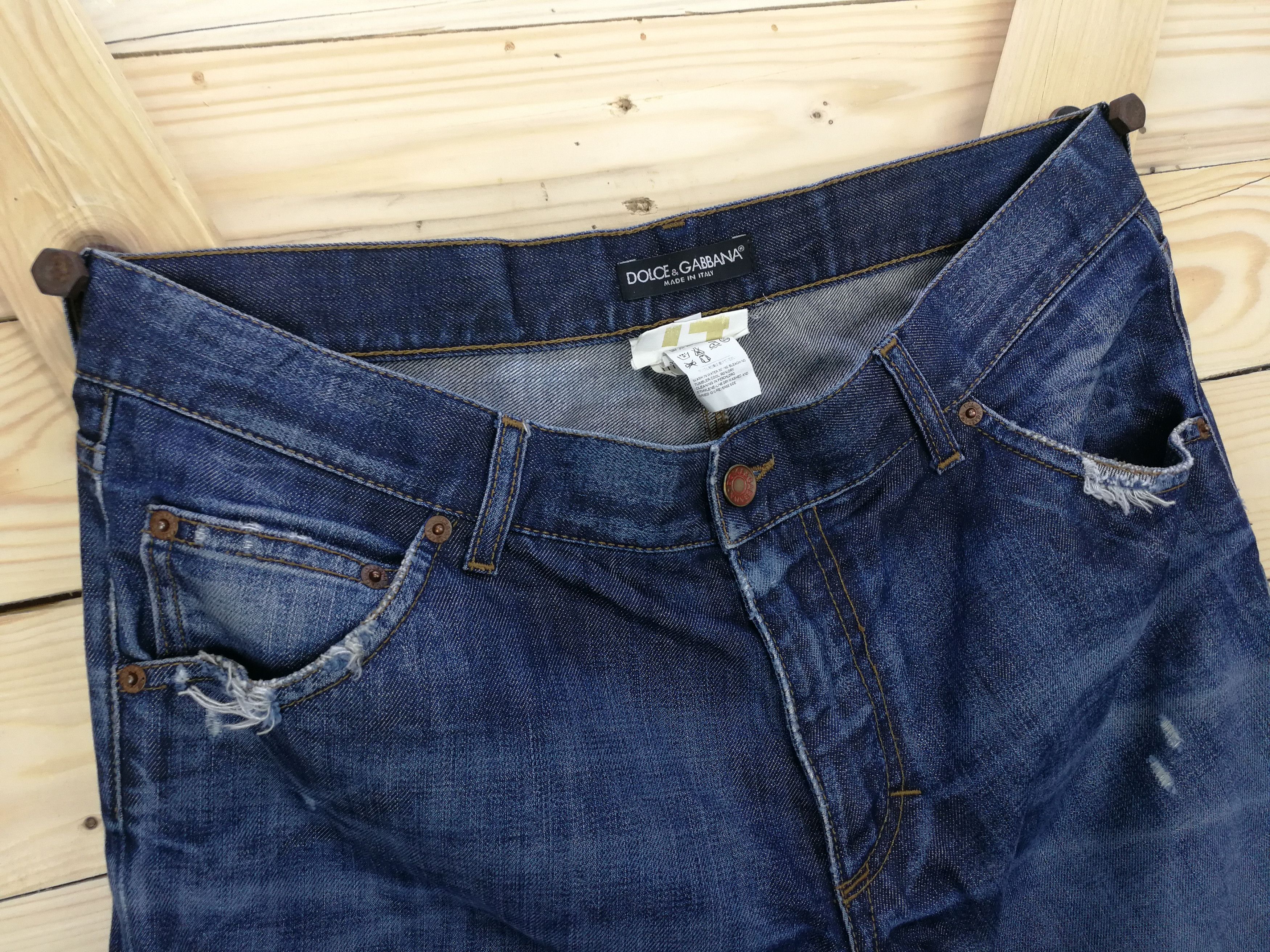 Dolce & Gabbana Dolce & Gabbana Slim Fit Denim Jeans Size US 32 / EU 48 - 4 Thumbnail