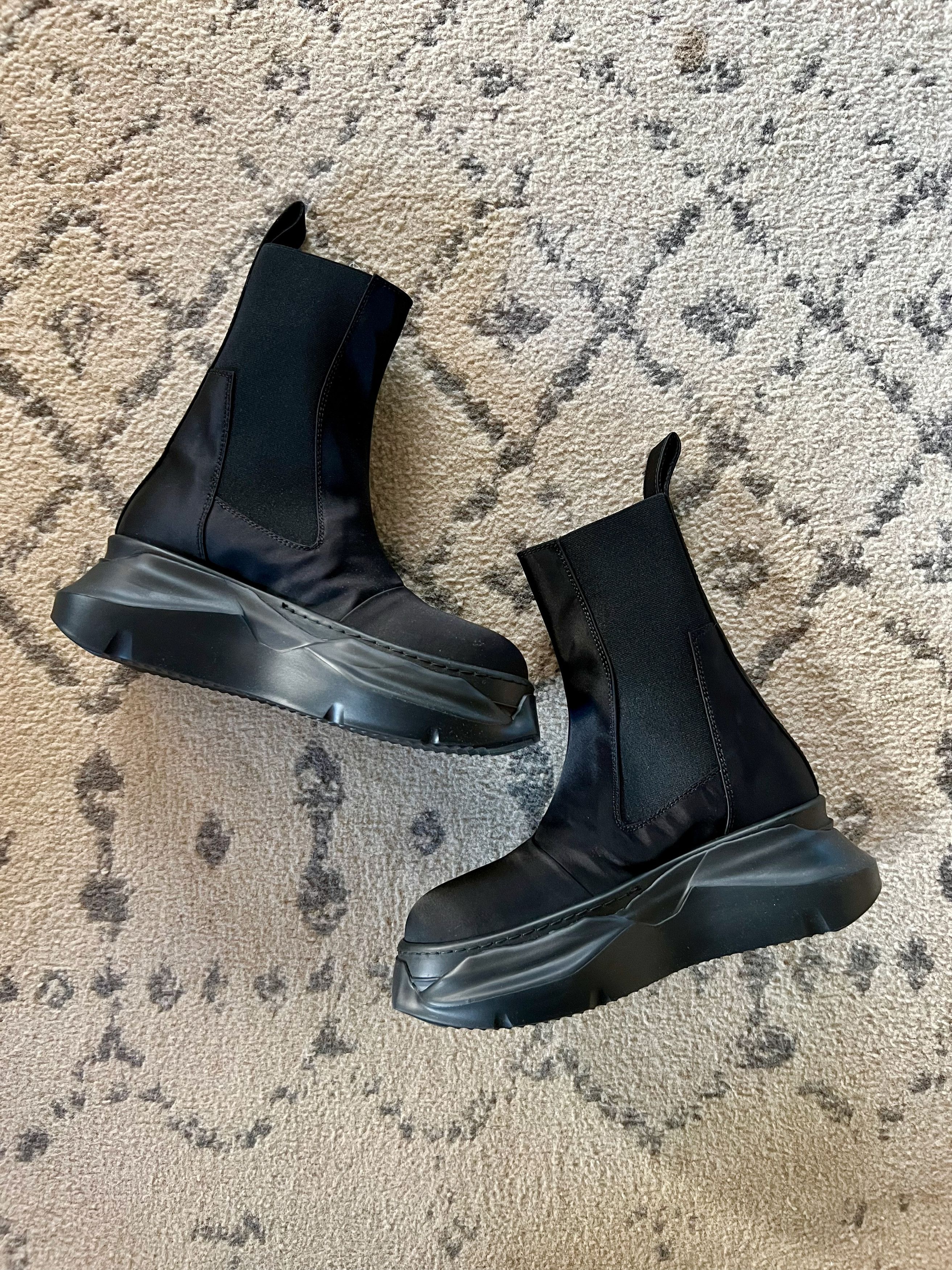 Rick Owens Drkshdw Rick Owens DRKSHDW Woven Abstract Beatle Sneakers Size US 5 / IT 35 - 3 Thumbnail