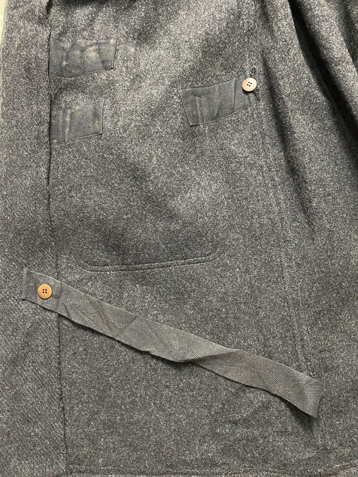 Avirex × Vintage Avirex Flight Garment Grey Wool Hooded Long Duffel Coat Size US M / EU 48-50 / 2 - 19 Thumbnail