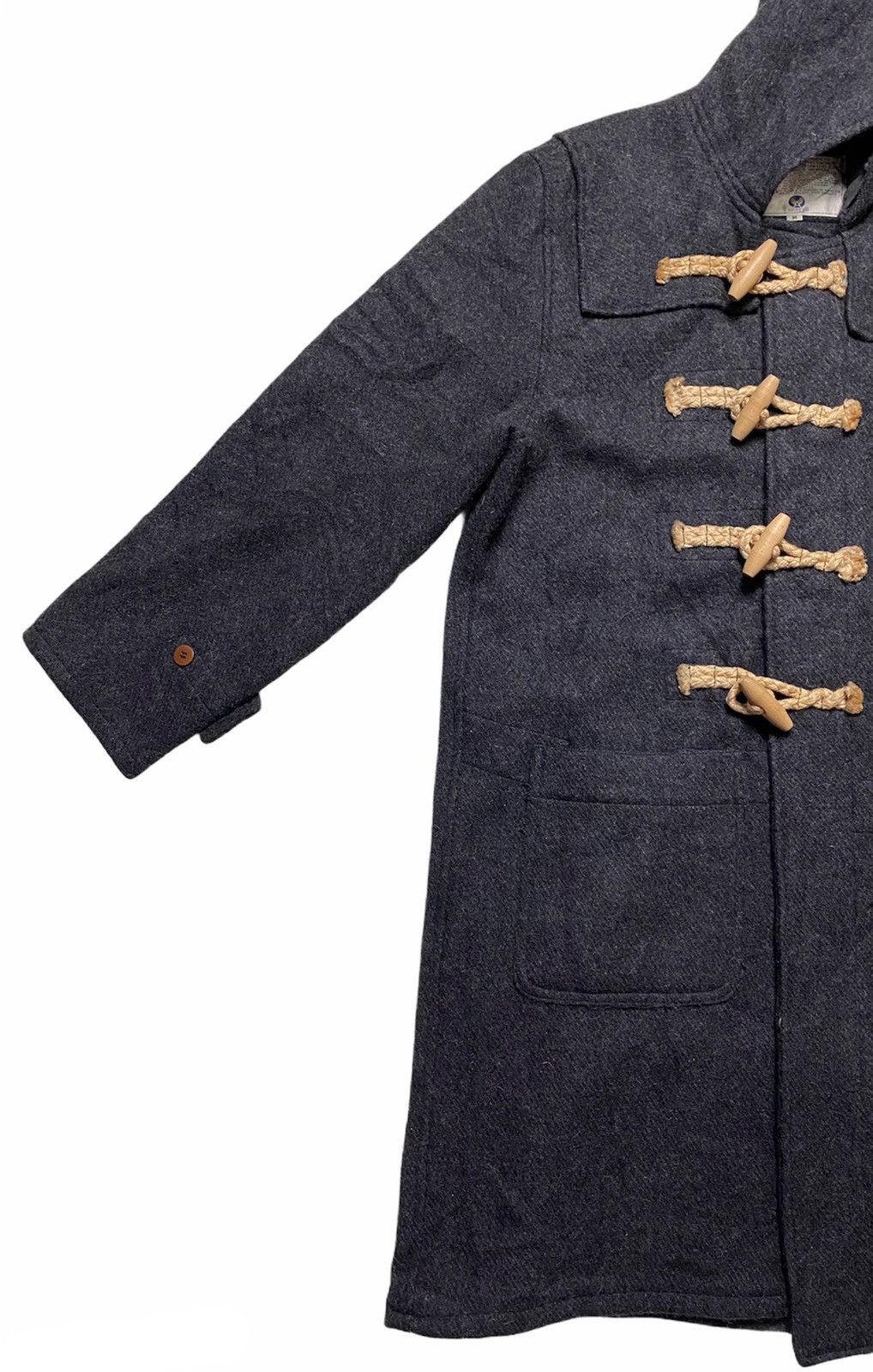 Avirex × Vintage Avirex Flight Garment Grey Wool Hooded Long Duffel Coat Size US M / EU 48-50 / 2 - 8 Thumbnail