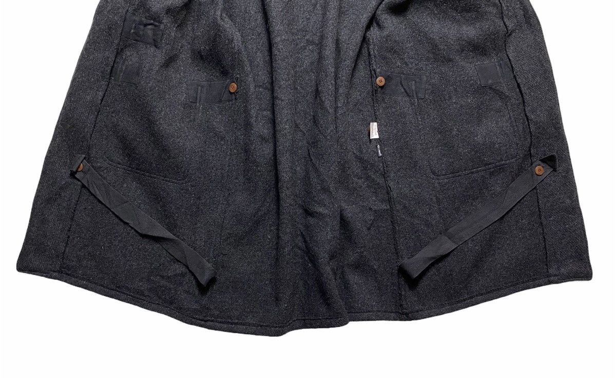 Avirex × Vintage Avirex Flight Garment Grey Wool Hooded Long Duffel Coat Size US M / EU 48-50 / 2 - 17 Thumbnail
