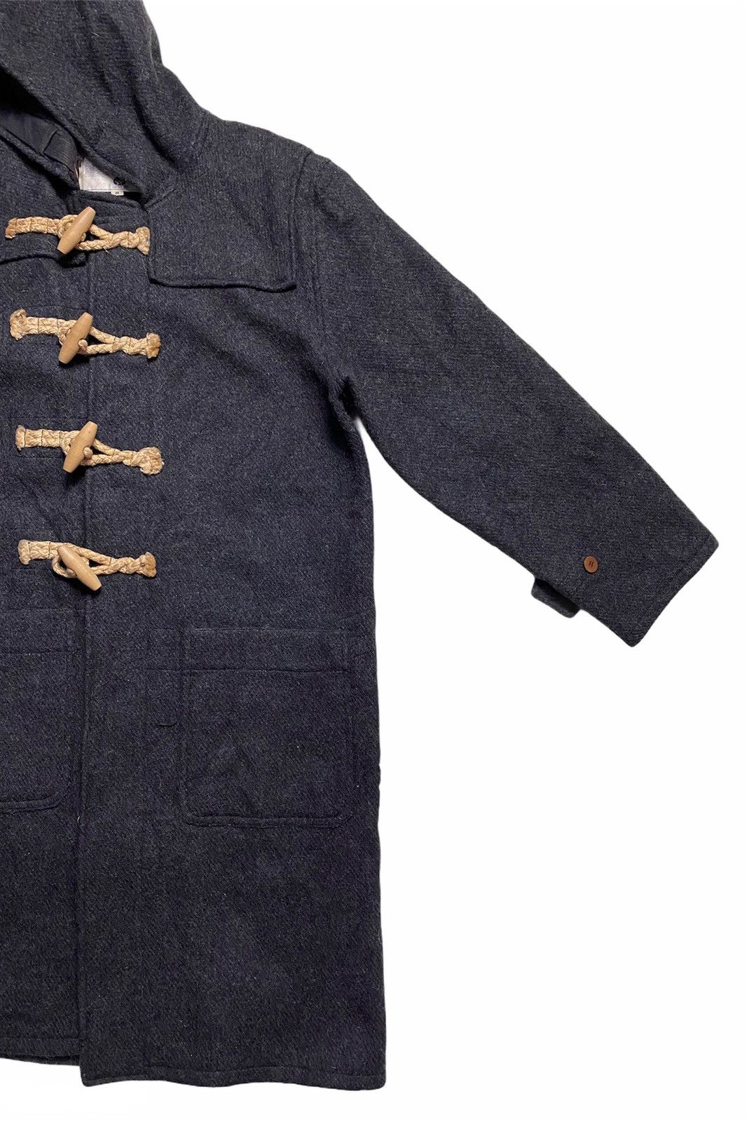 Avirex × Vintage Avirex Flight Garment Grey Wool Hooded Long Duffel Coat Size US M / EU 48-50 / 2 - 9 Thumbnail