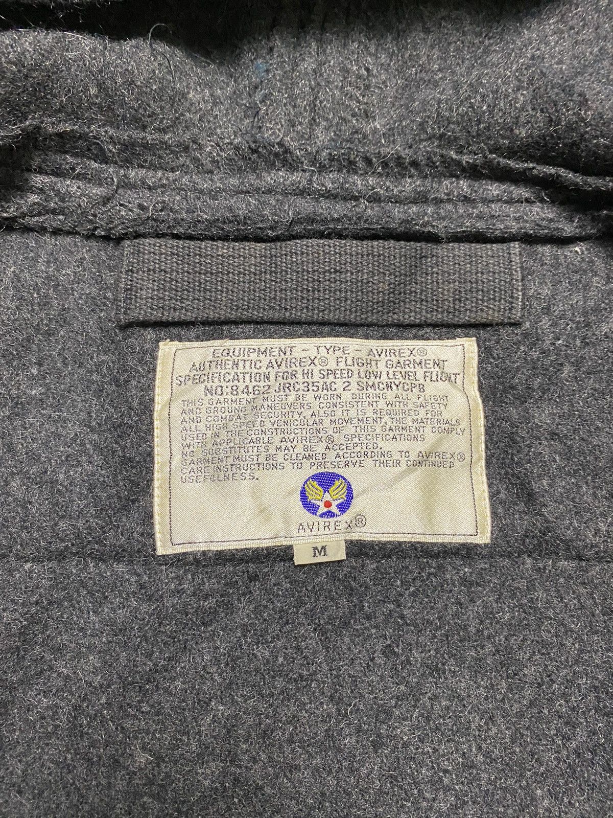 Avirex × Vintage Avirex Flight Garment Grey Wool Hooded Long Duffel Coat Size US M / EU 48-50 / 2 - 21 Thumbnail